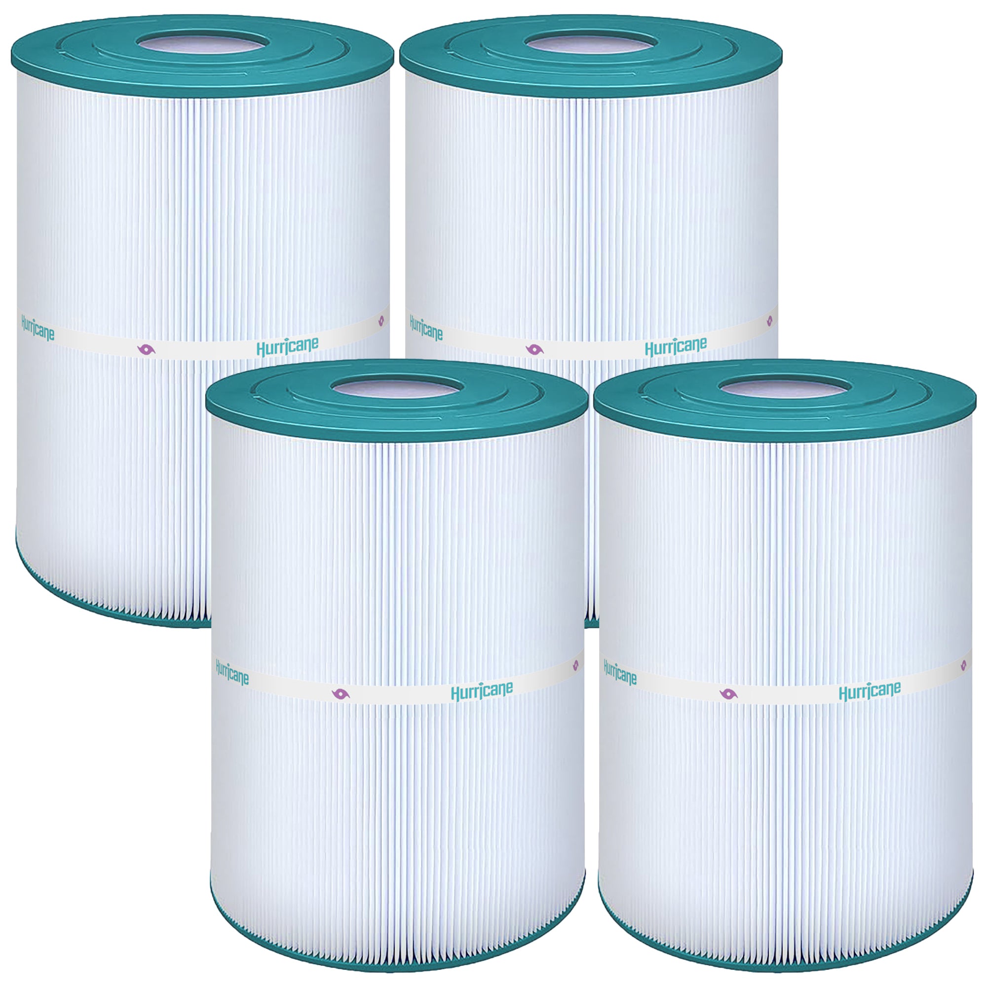 Hurricane 4 Pack HF8465-01 Advanced Pool and Spa Cartridge Filter Replacement