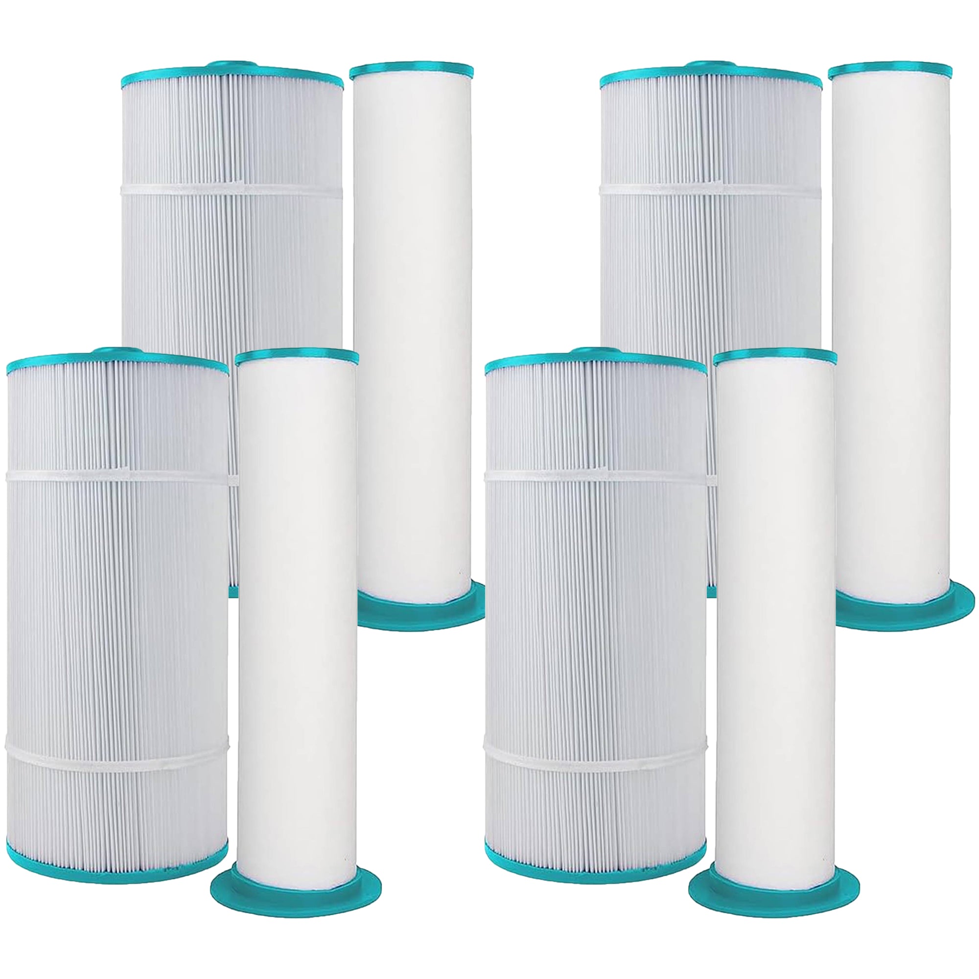 Hurricane 4 Pack HFCOMB-01 Advanced Spa Filter Cartridge Inner/Outer Filter Set
