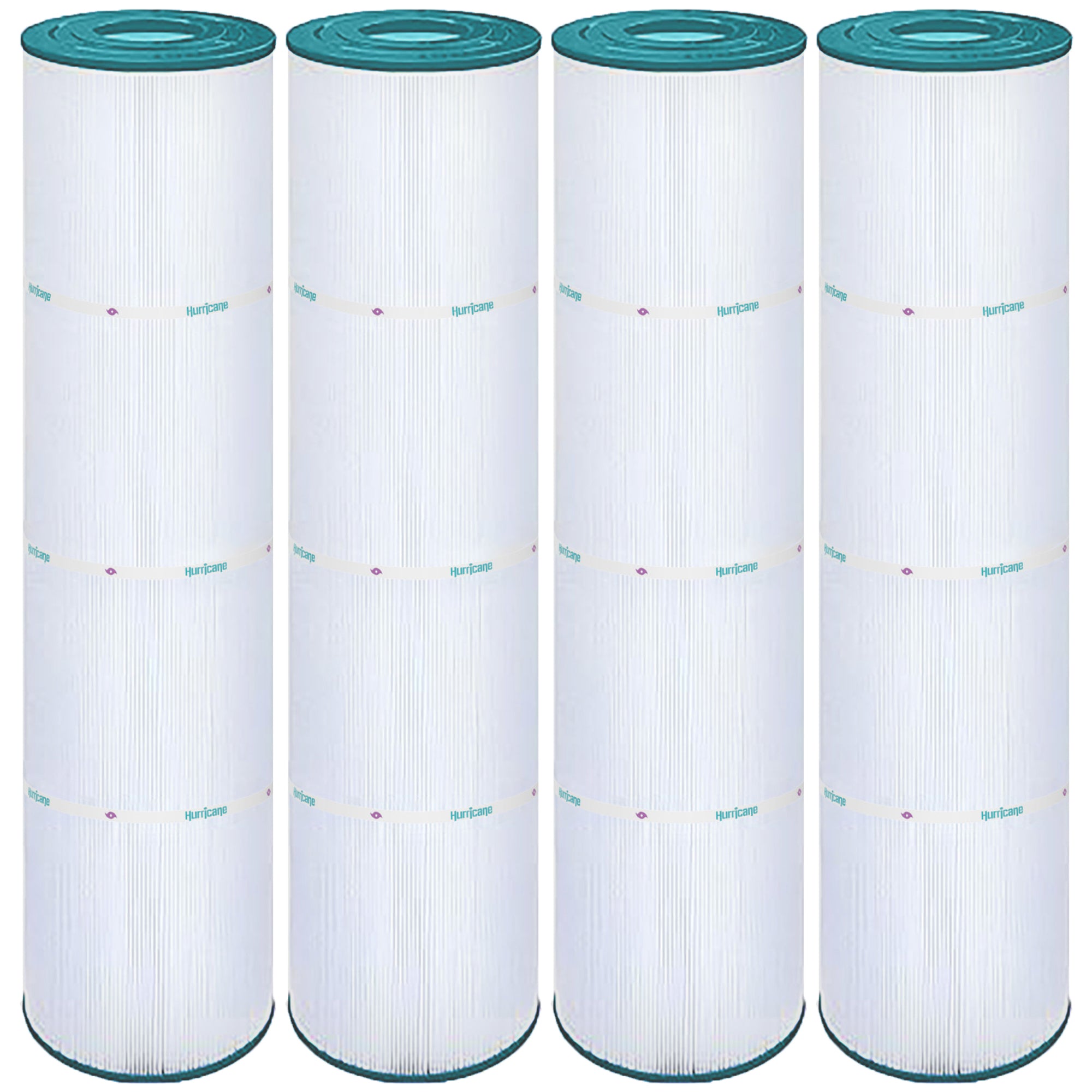 Hurricane 4 Pack HF4975-01 Advanced Pool and Spa Filter Cartridge Replacement