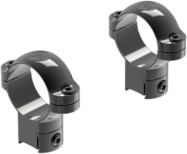 Leupold Rimfire Ring Mounts - 1" Ringmounts, High, Black