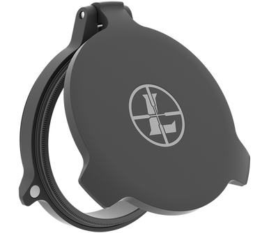 Alumina Flip-Up Rifle Scope Cover - 44mm VX-6 Models, Objective, Matte Black