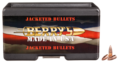 Berrys Jacketed Rifle 18435 .22 Cal 55 gr FMJ Bullets-500cnt
