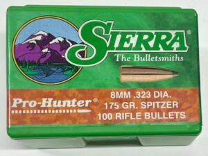 Sierra ProHunter 2410 8mm 175 gr Soft Point Bullets-100cnt