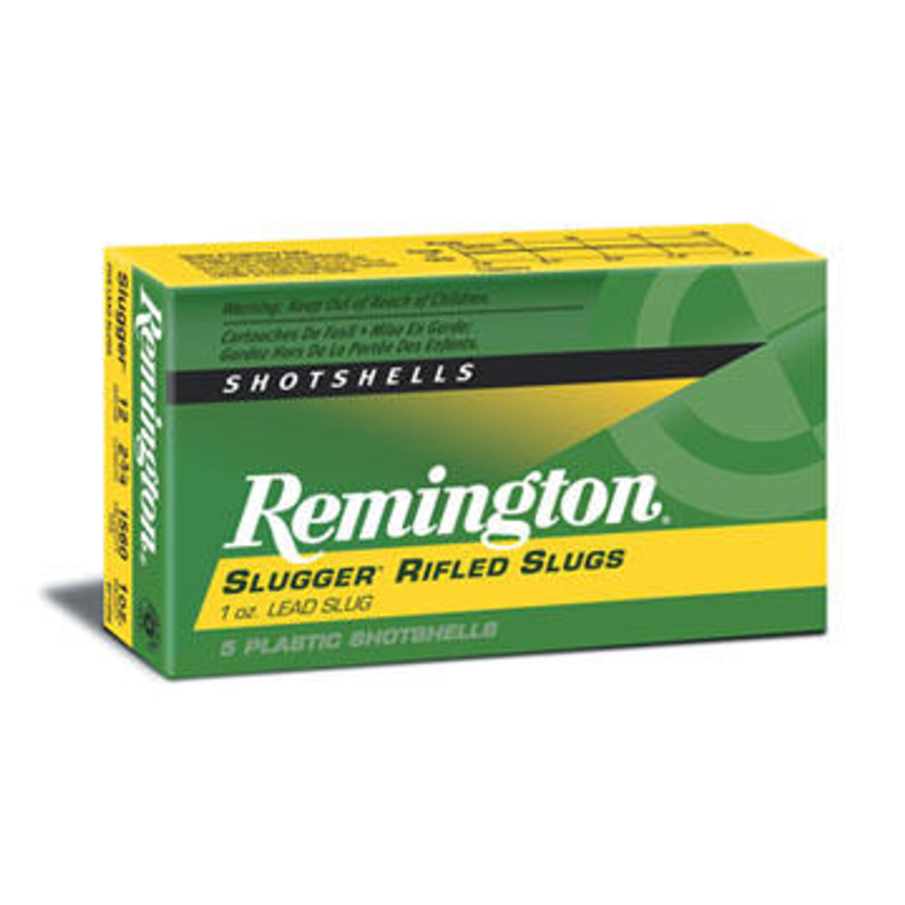 Remington Slugger 12 GA 2-3/4" 1 oz. Rifled Slug Ammo (5)