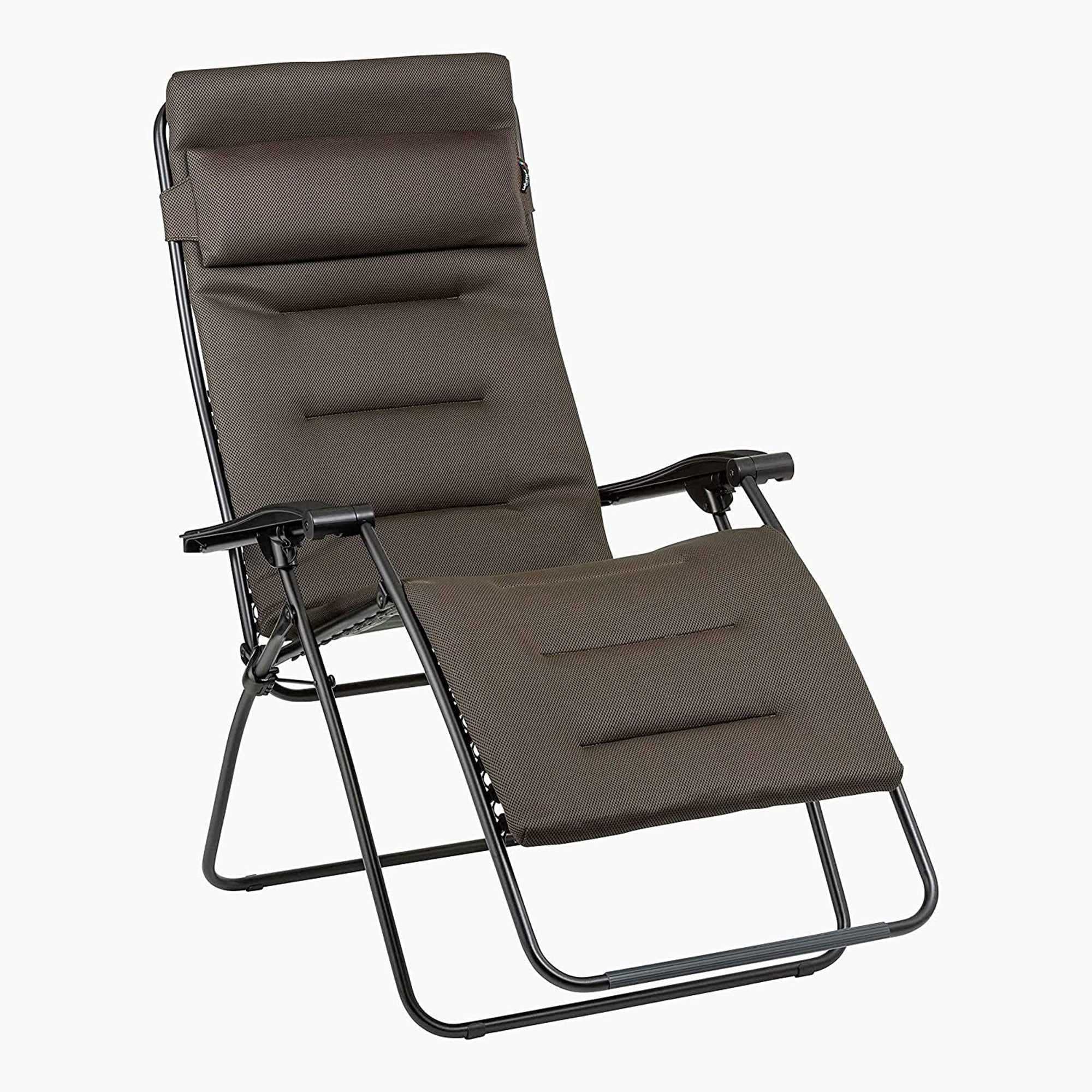 Lafuma R-Clip XL Relaxation Zero Gravity Lounge Recliner Chair, Taupe (Open Box)