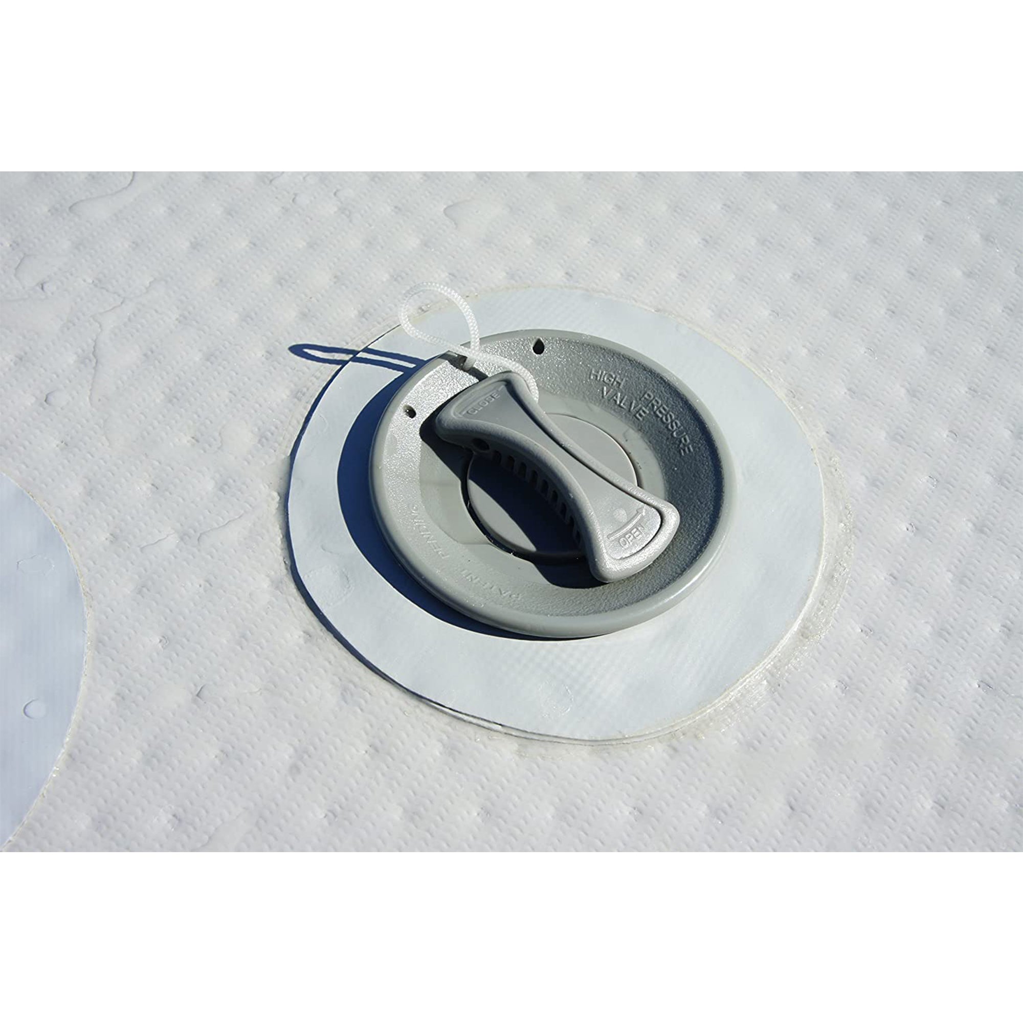 Solstice 6x5' Inflatable Floating Dock Rafting Platform w/Pump & Bag, (Open Box)