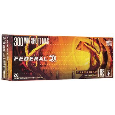Federal F300WSMFS1 Fusion 300 WSM 165 GR SP+A532:A538 20 Rounds - FACTORY SECONDS
