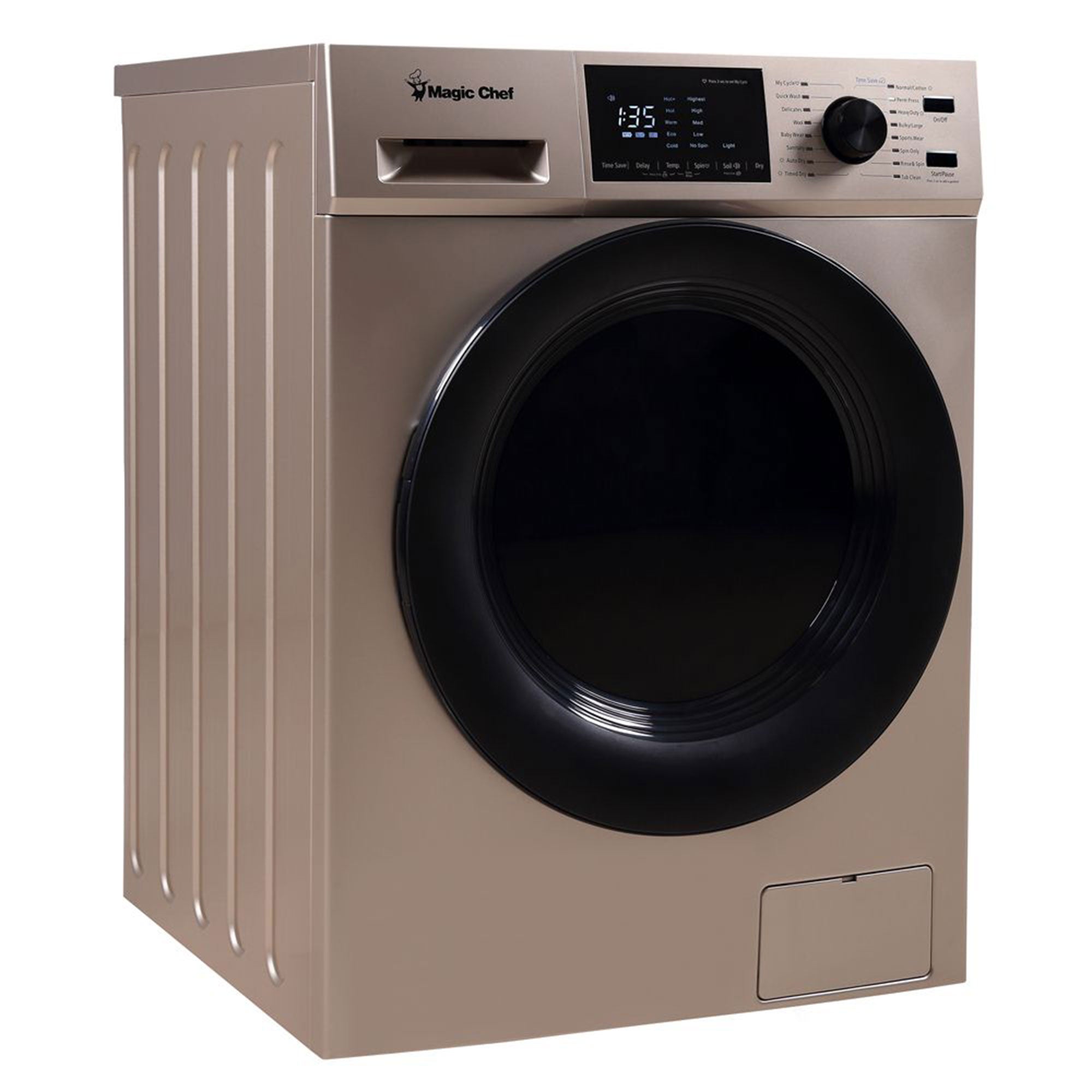 Magic Chef 24 Inch Standalone Front Load Combination Washer and Dryer (Open Box)