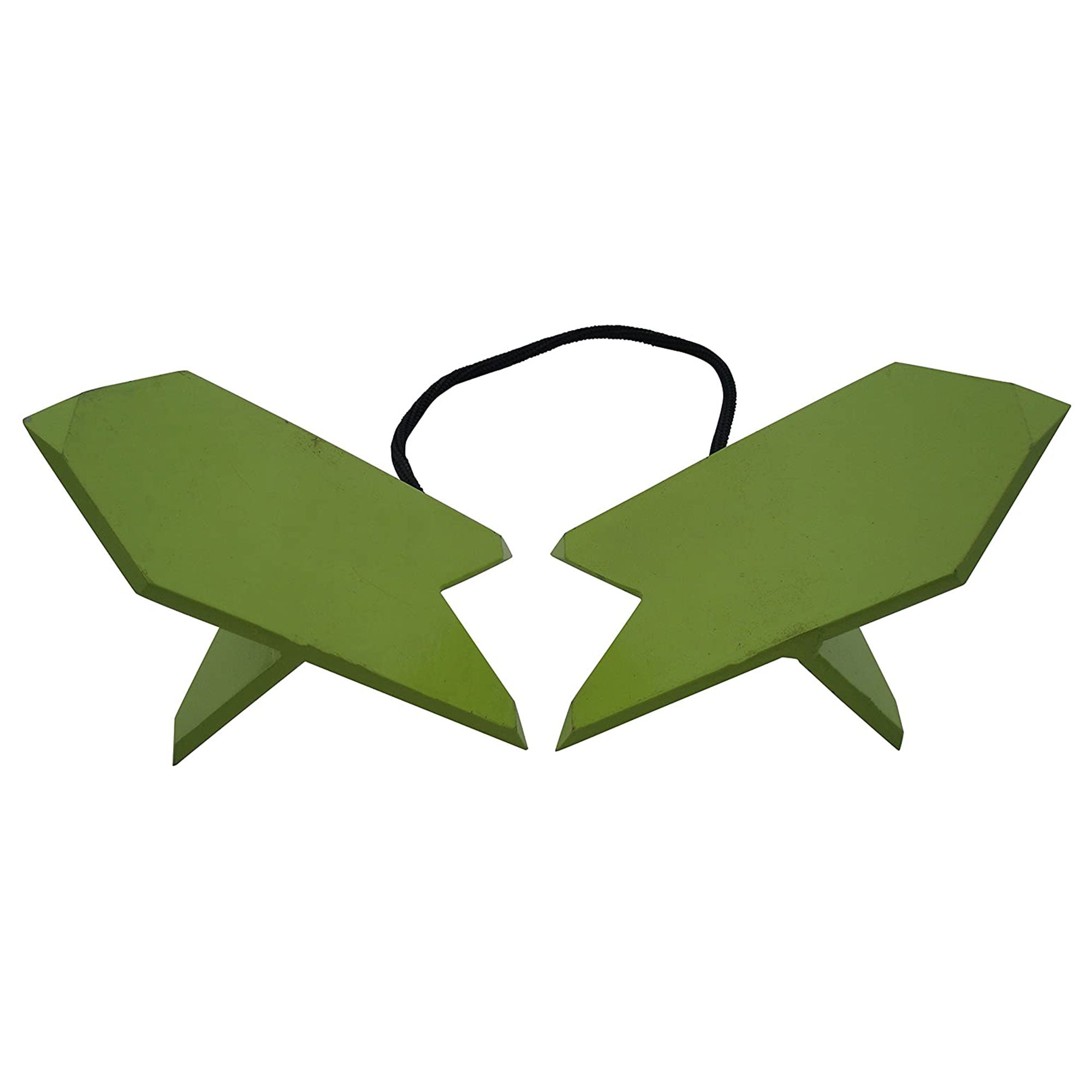 Timber Tuff Secure Hold Compact Log Dog Pair with Attached Rope, Green(Open Box)