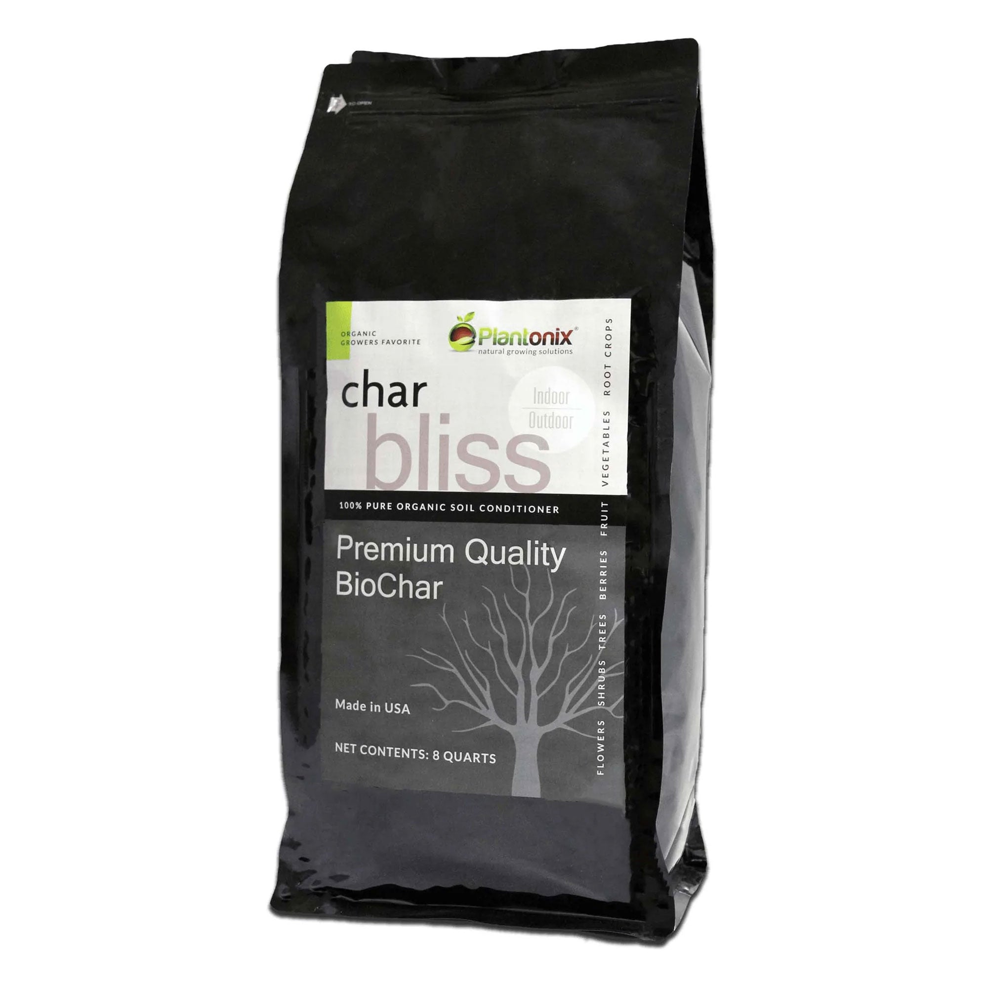 Plantonix Char Bliss Indoor Outdoor Premium Biochar Soil Conditioner (Open Box)