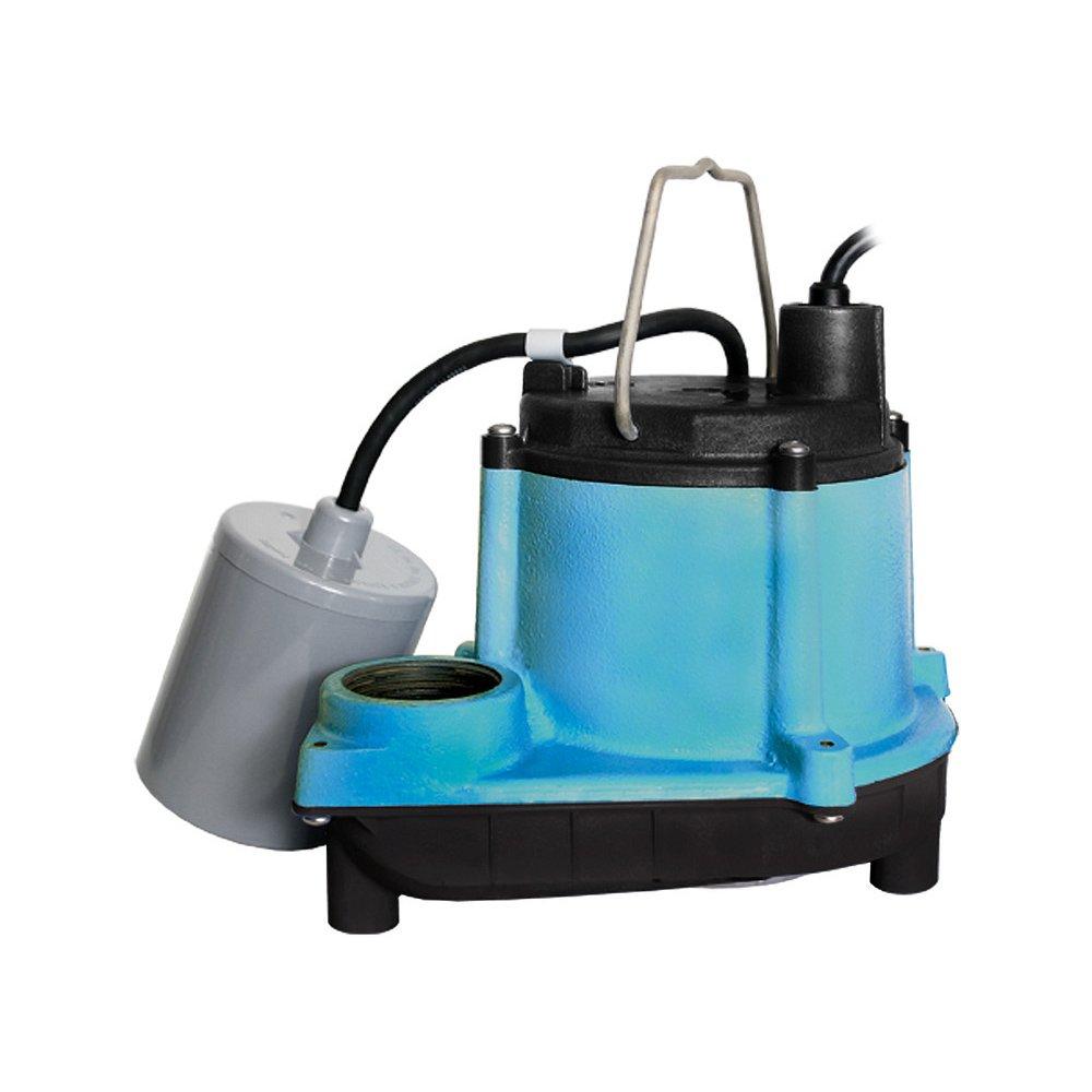 Little Giant Automatic Submersible Sump Pump 1/3 HP with a 10' Cord