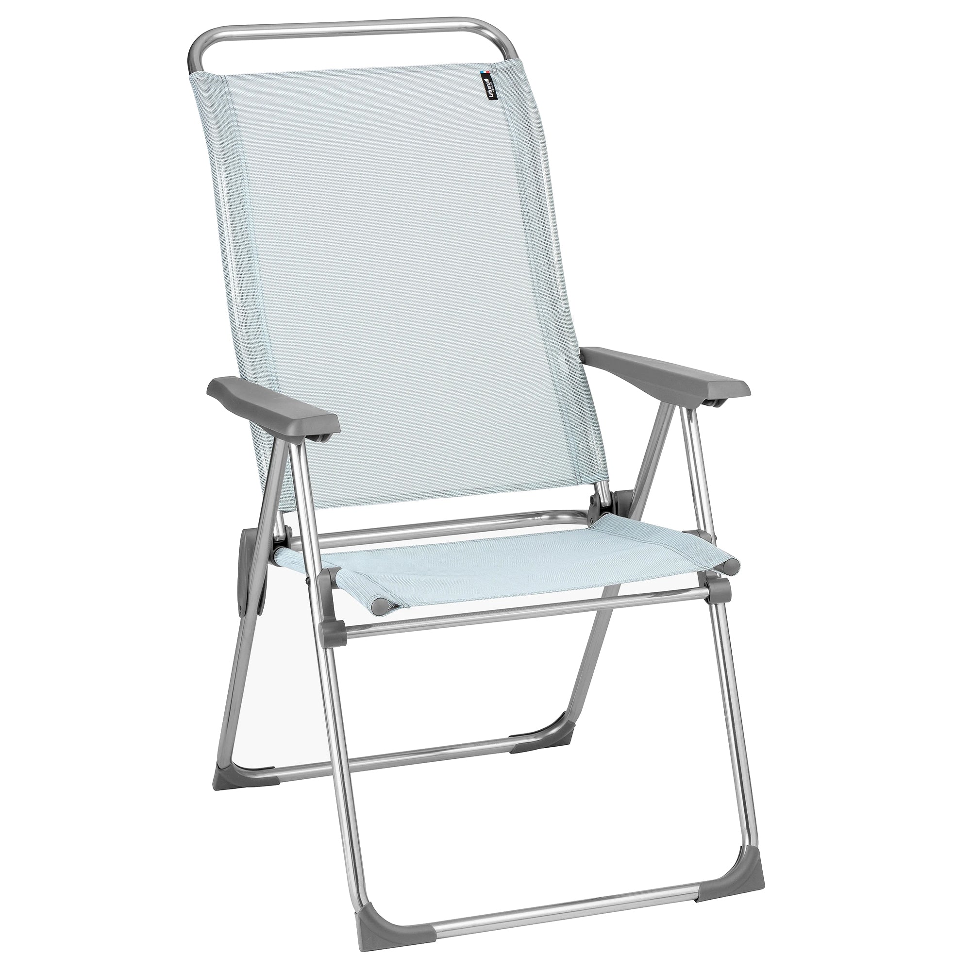 Lafuma Alu Cham Adjustable 5 Position Folding Armchair, Ciel Sky Blue (Used)