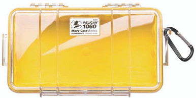 Pelican Micro Case 1060 Yellow/Clear