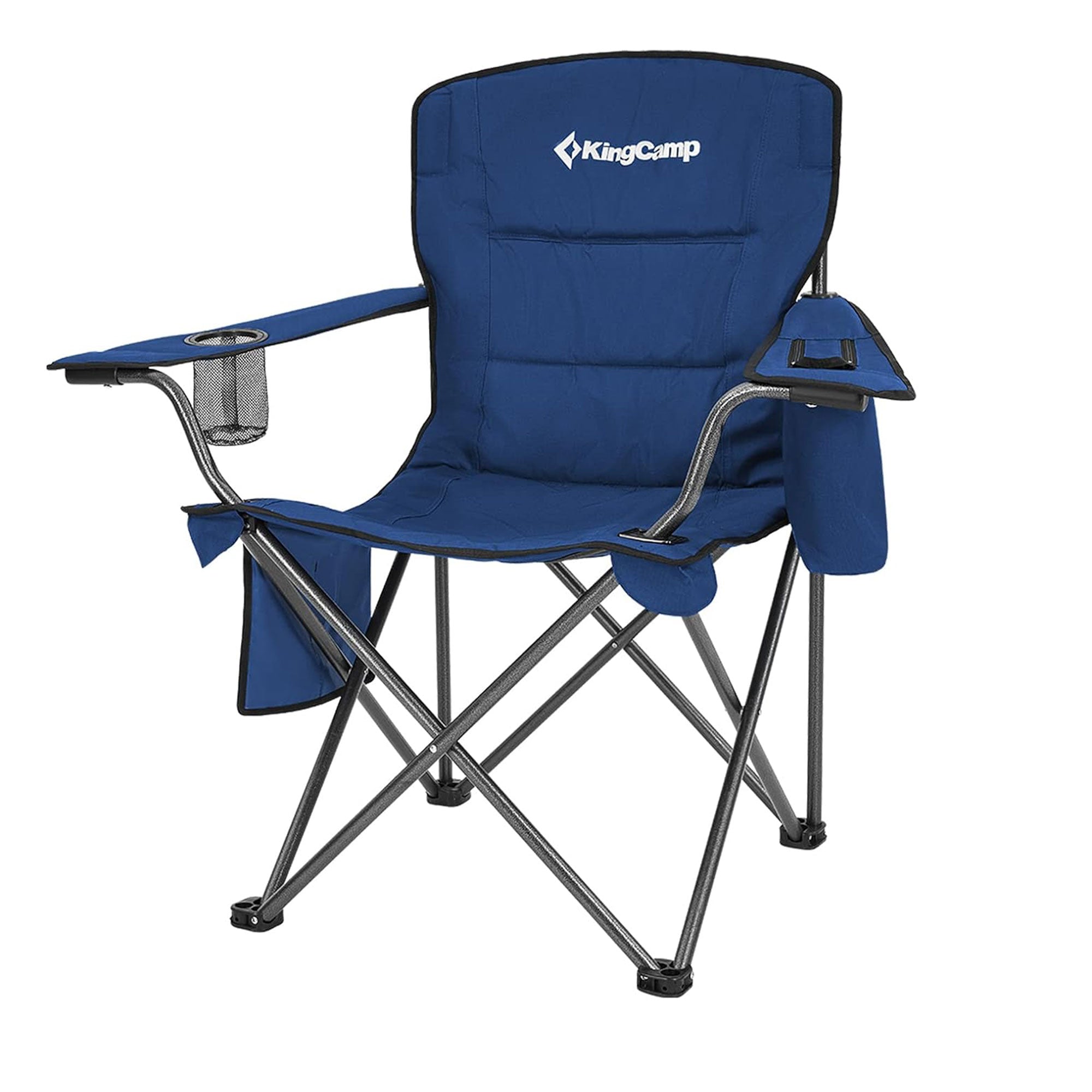 KingCamp Padded Oversized Folding Chair w/Cupholder, Cooler, & Pocket (Used)