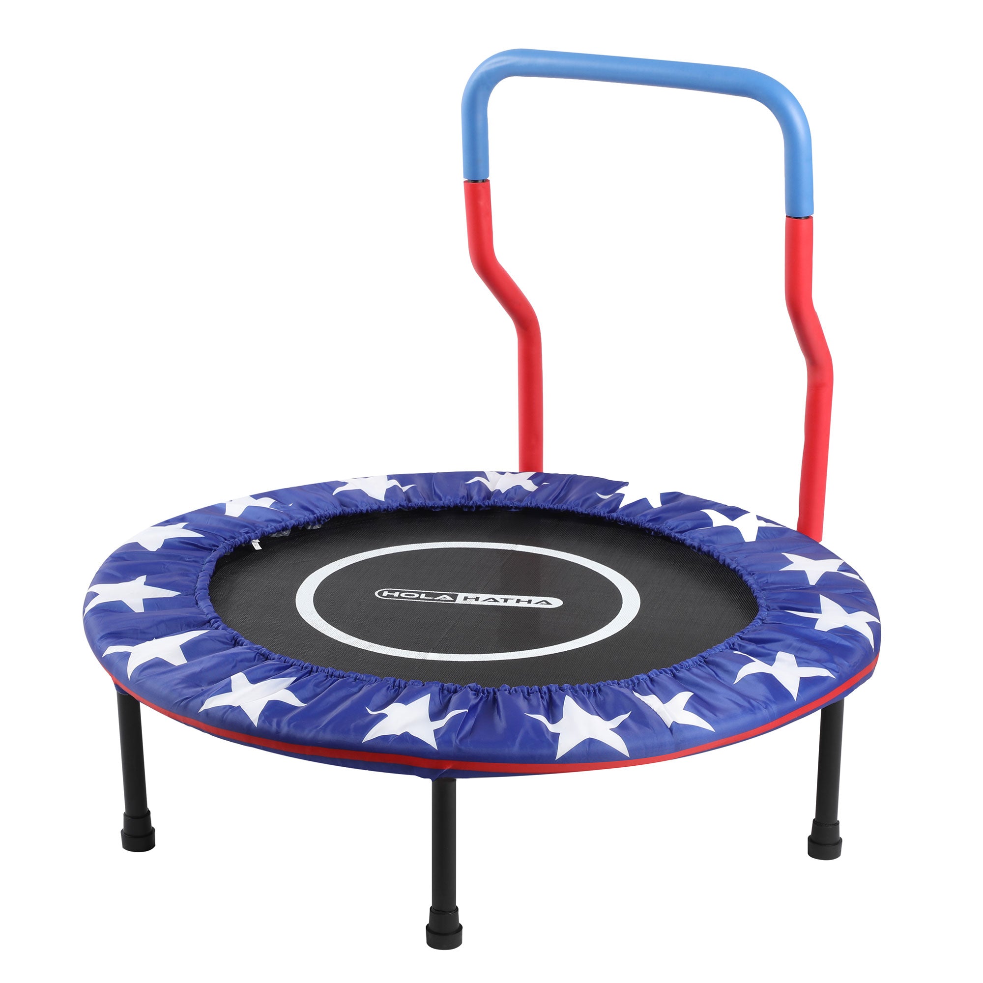 HolaHatha Kids Trampoline with Handle, Mini Indoor/Outdoor Rebounder, 3 Ft(Used)