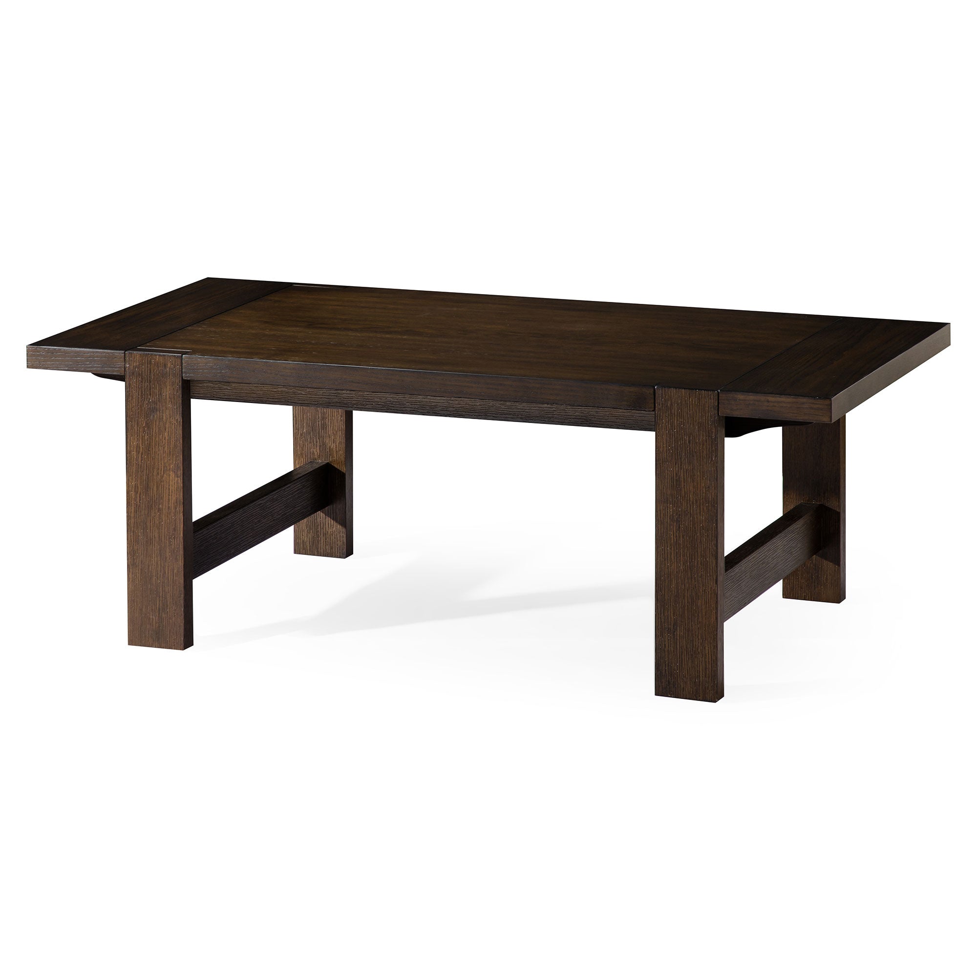 Maven Lane Angelo Rustic 48" x 24" Rectangular Wooden Coffee Table (Open Box)