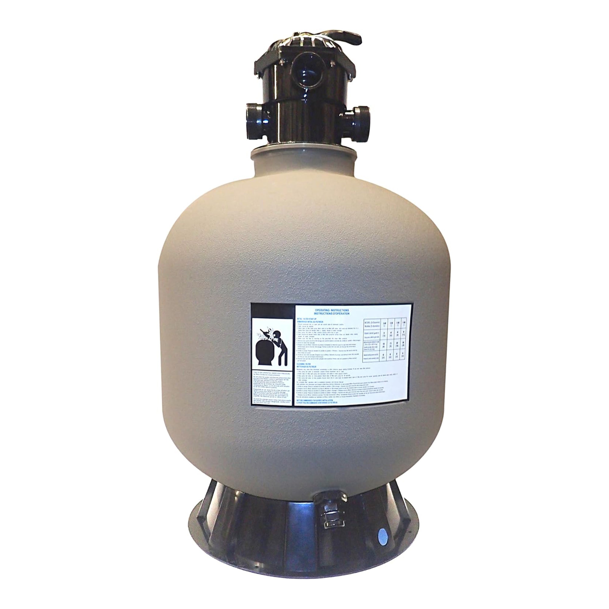 HYDROTOOLS by Swimline 19" Sand Filter Combo w/ Stand, 175lb Capacity (Open Box)