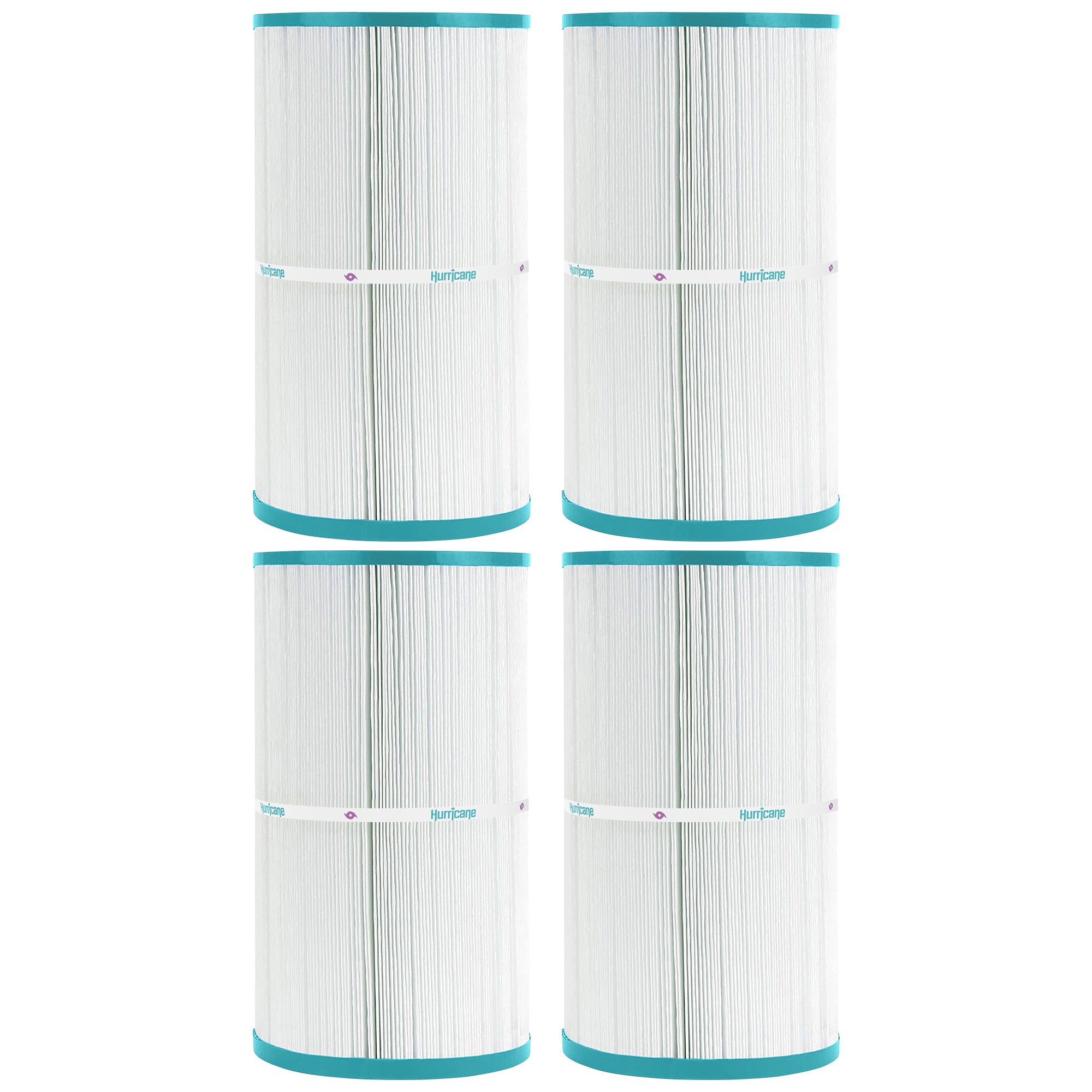 Hurricane Replacement Spa Filter Cartridge for PJW-50 & Unicel C-5300, 4 Pack