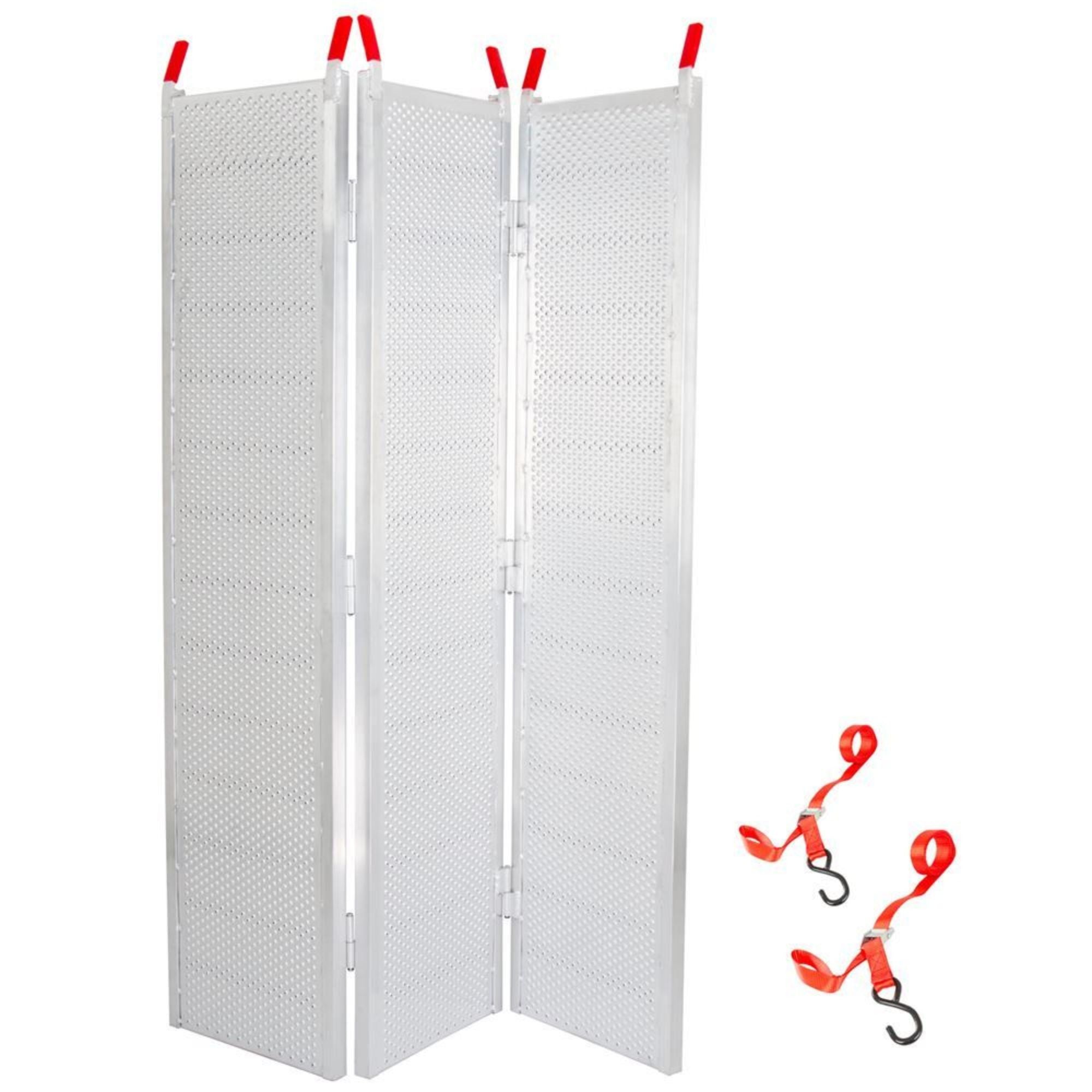 Black Widow 6’5” Punch Plate Aluminum Wide ATV Ramp, 1,500Lbs Capacity(Open Box)