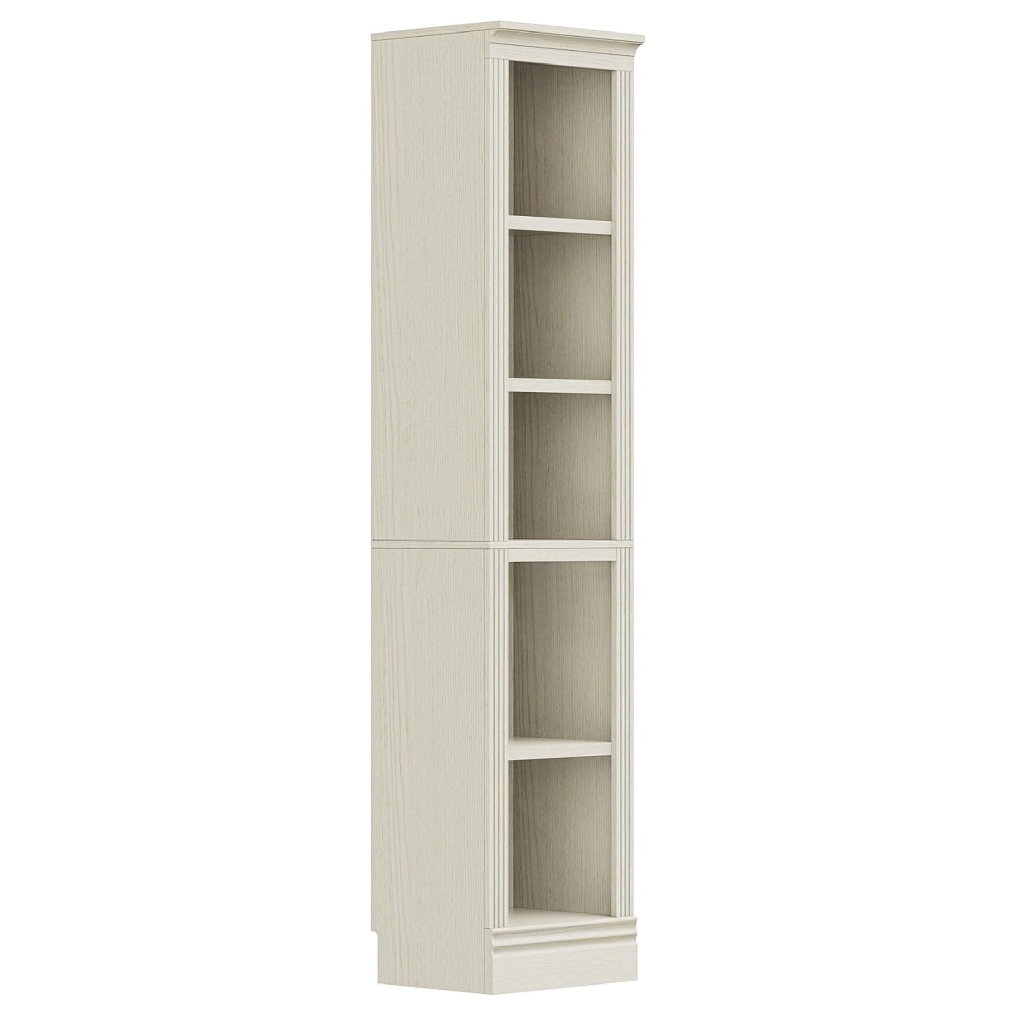 VAUXHILL & CO Halston Narrow Bookcase Adjustable Storage Shelving Unit(Open Box)