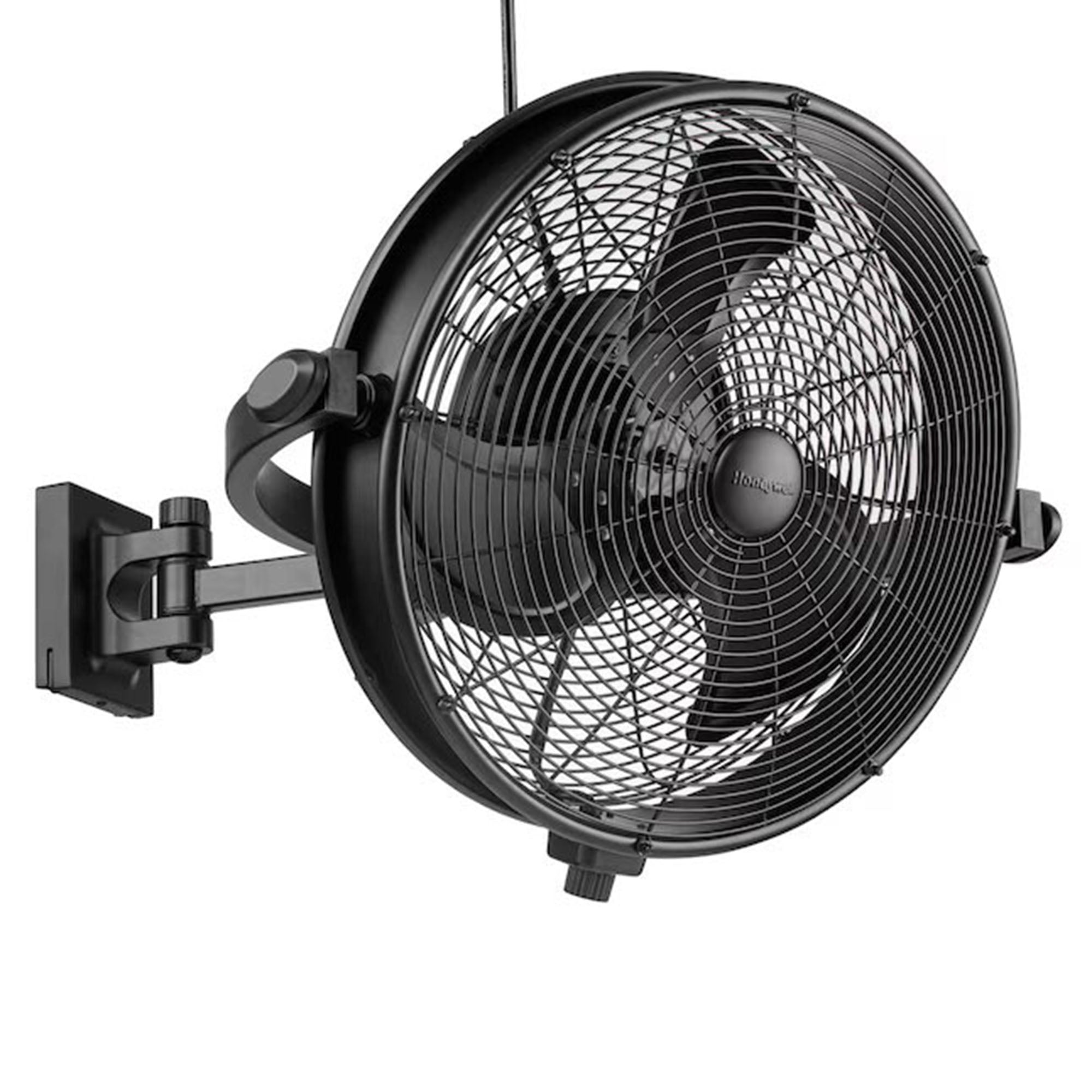 Honeywell Outdoor Wall Fan Remote Quiet 18" XL Mount Adjustable, Blk (Open Box)