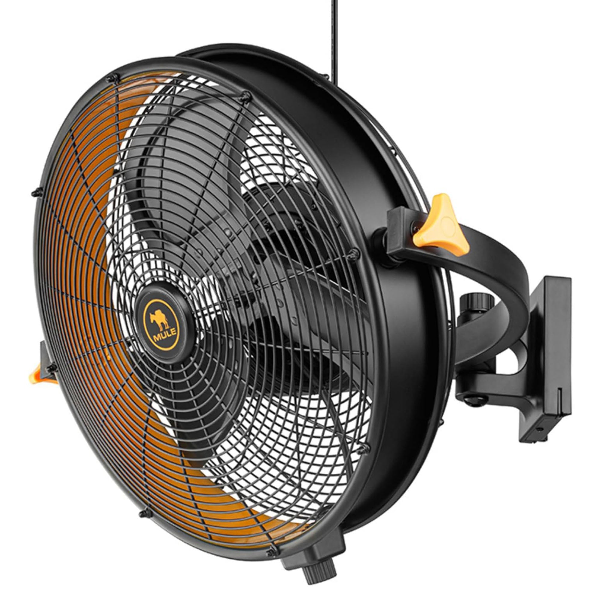 Mule Garage Fan XL w/ Remote, 18 Inch Wall Mount Fan for Workshop (Open Box)