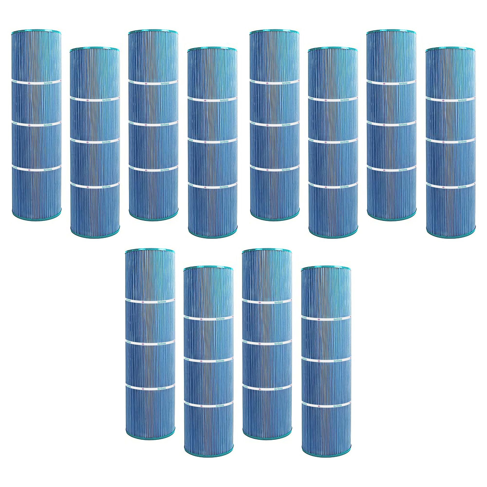 Hurricane 12 Pack HF7483-04M Elite Aseptic Pool Filter Cartridge Replacement