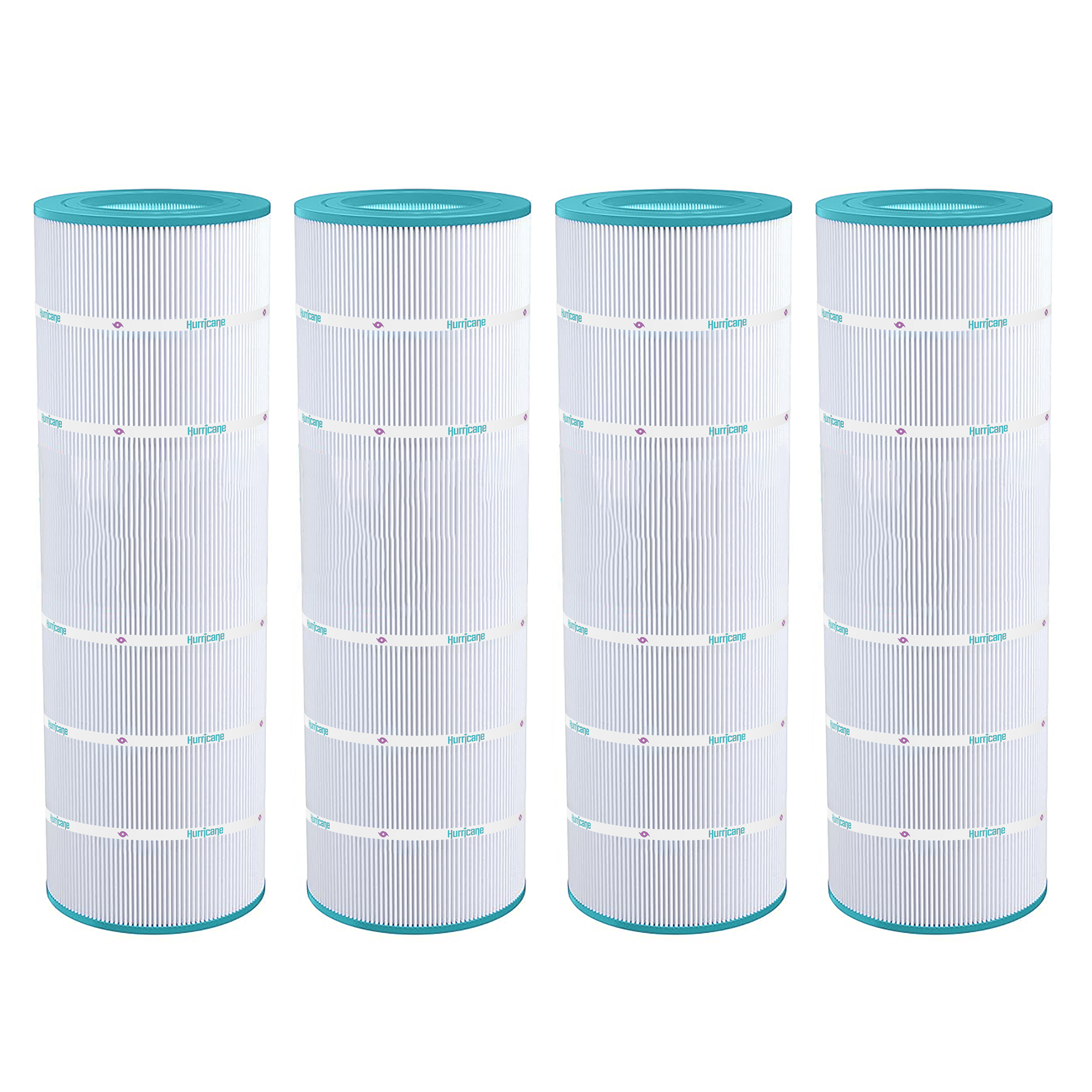 Hurricane 4 Pack HF9415-01 Advanced Pool and Spa Filter Cartridge Replacement