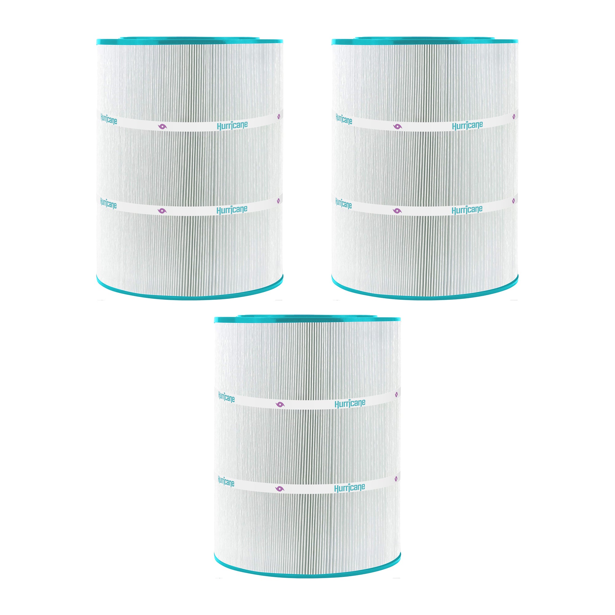Hurricane 3 Pack HF9401-01 Advanced Pool and Spa Filter Cartridge Replacement