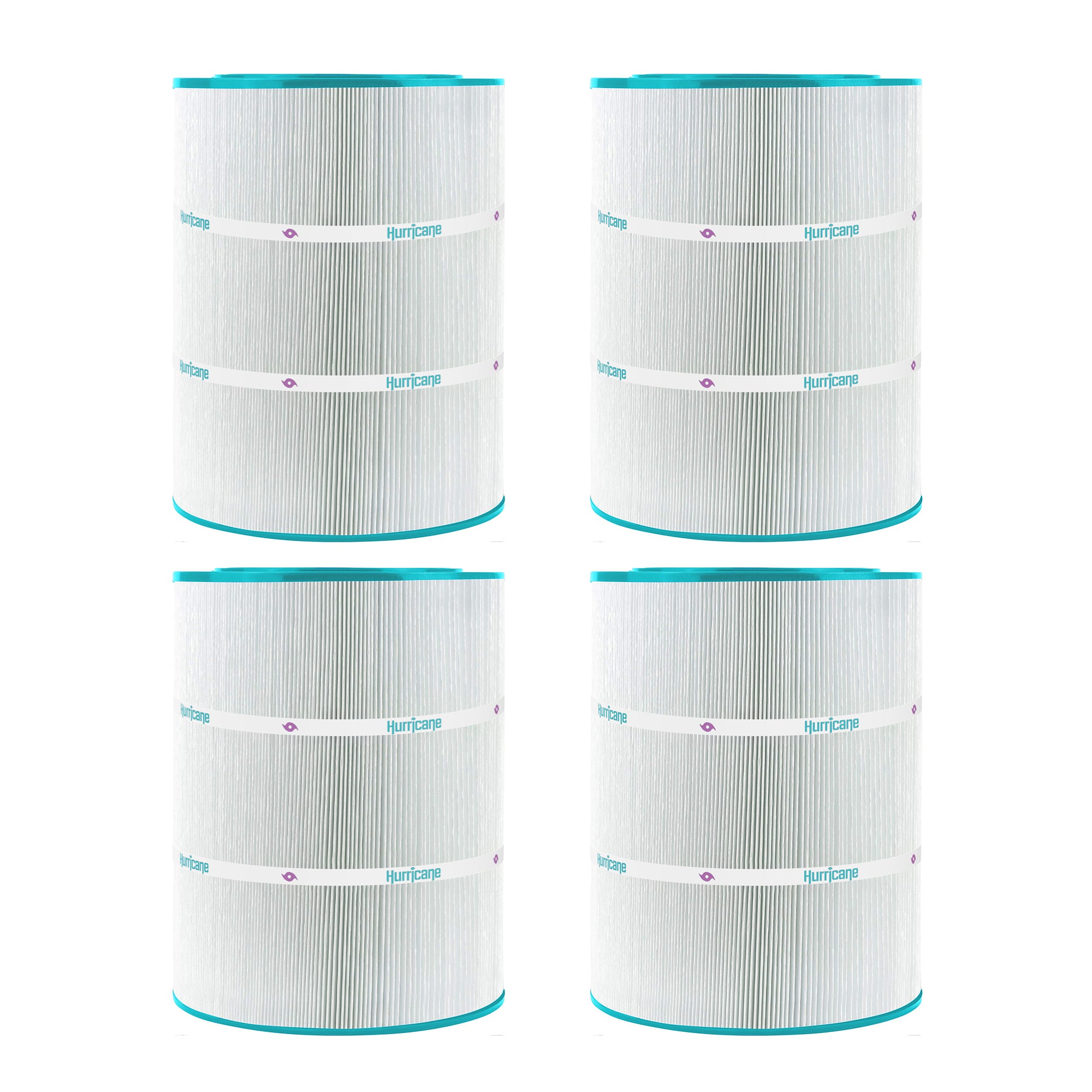Hurricane 4 Pack HF9401-01 Advanced Pool and Spa Filter Cartridge Replacement