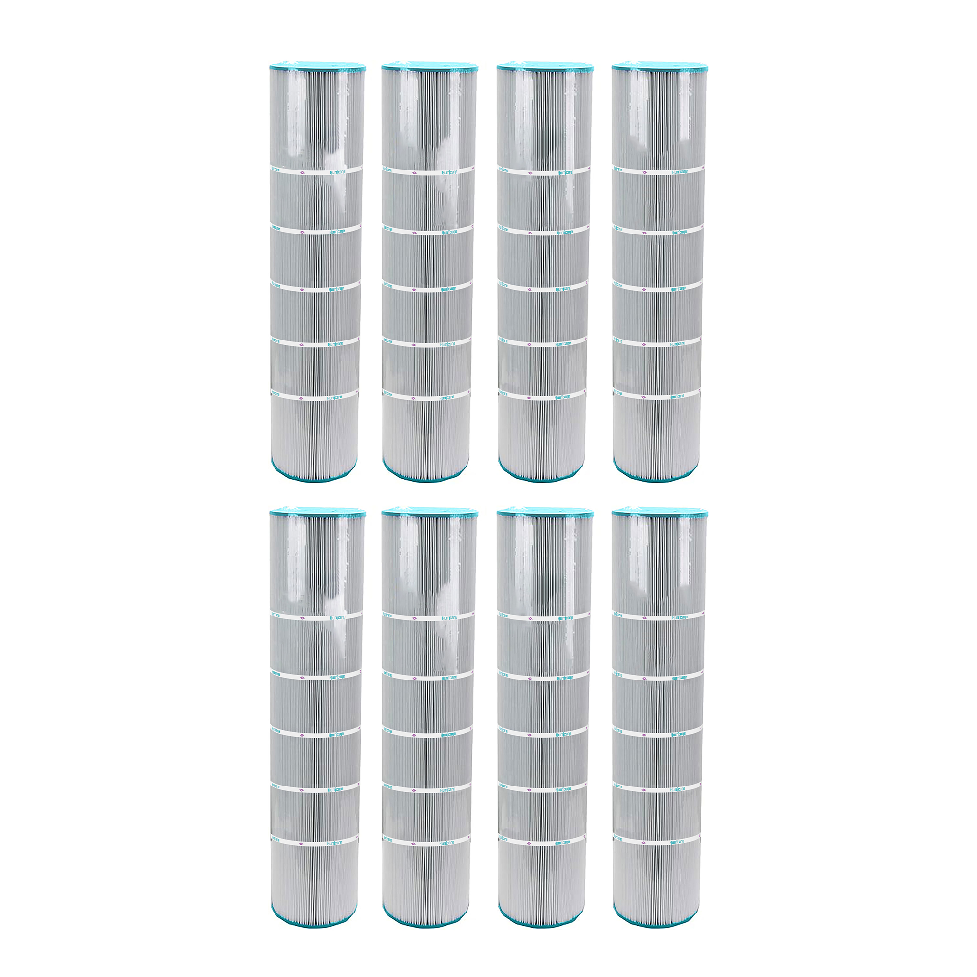 Hurricane 8 Pack HF7472-04 Advanced Pool and Spa Filter Cartridge Replacement