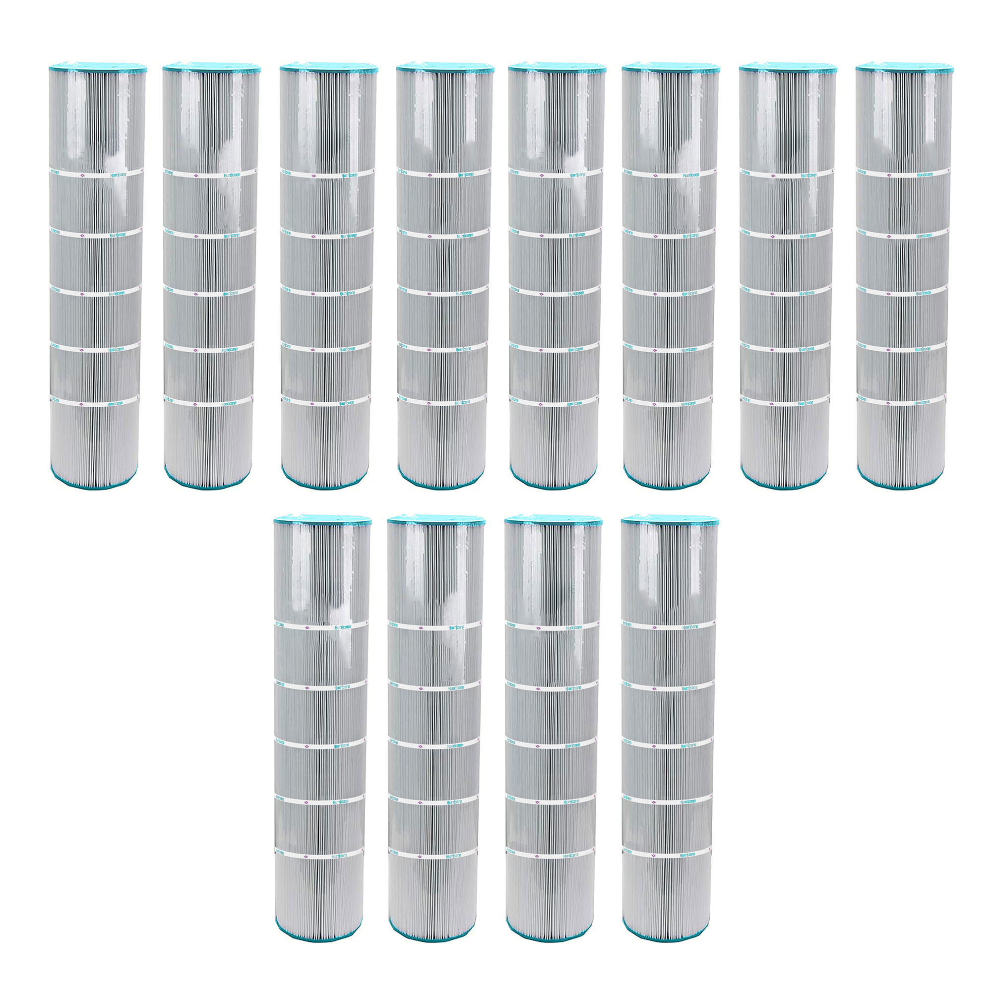 Hurricane 12 Pack HF7472-04 Advanced Pool and Spa Filter Cartridge Replacement