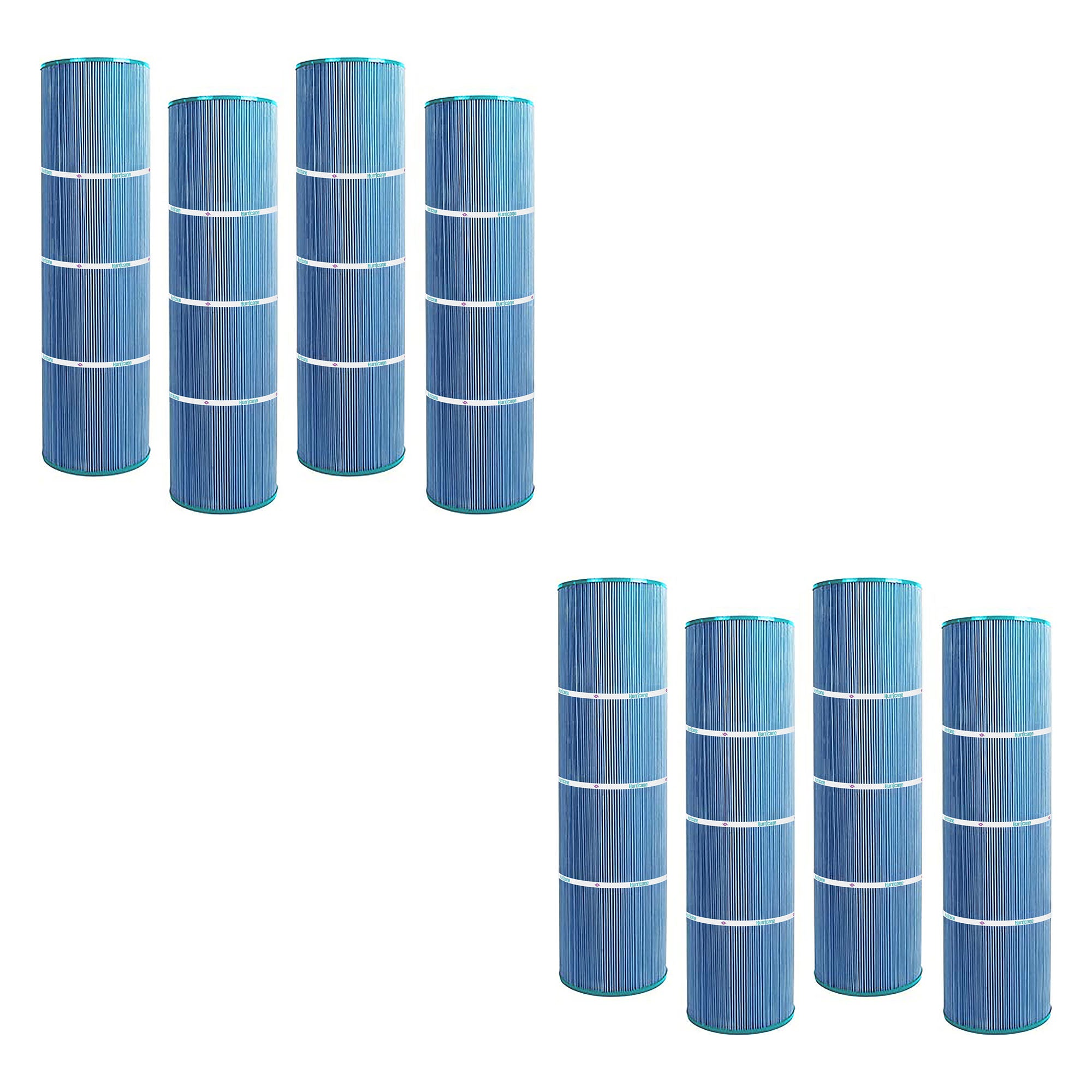 Hurricane 8 Pack HF7487-04M Elite Aseptic Pool Filter Cartridge Replacement