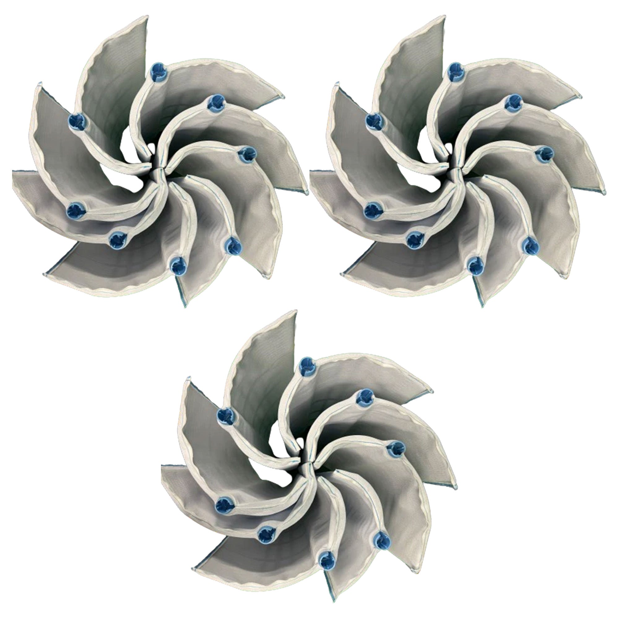 Hurricane 48 Sq ft DE Grid Filter with 7 Full Grids and 1 Partial Grid, 3 Pack