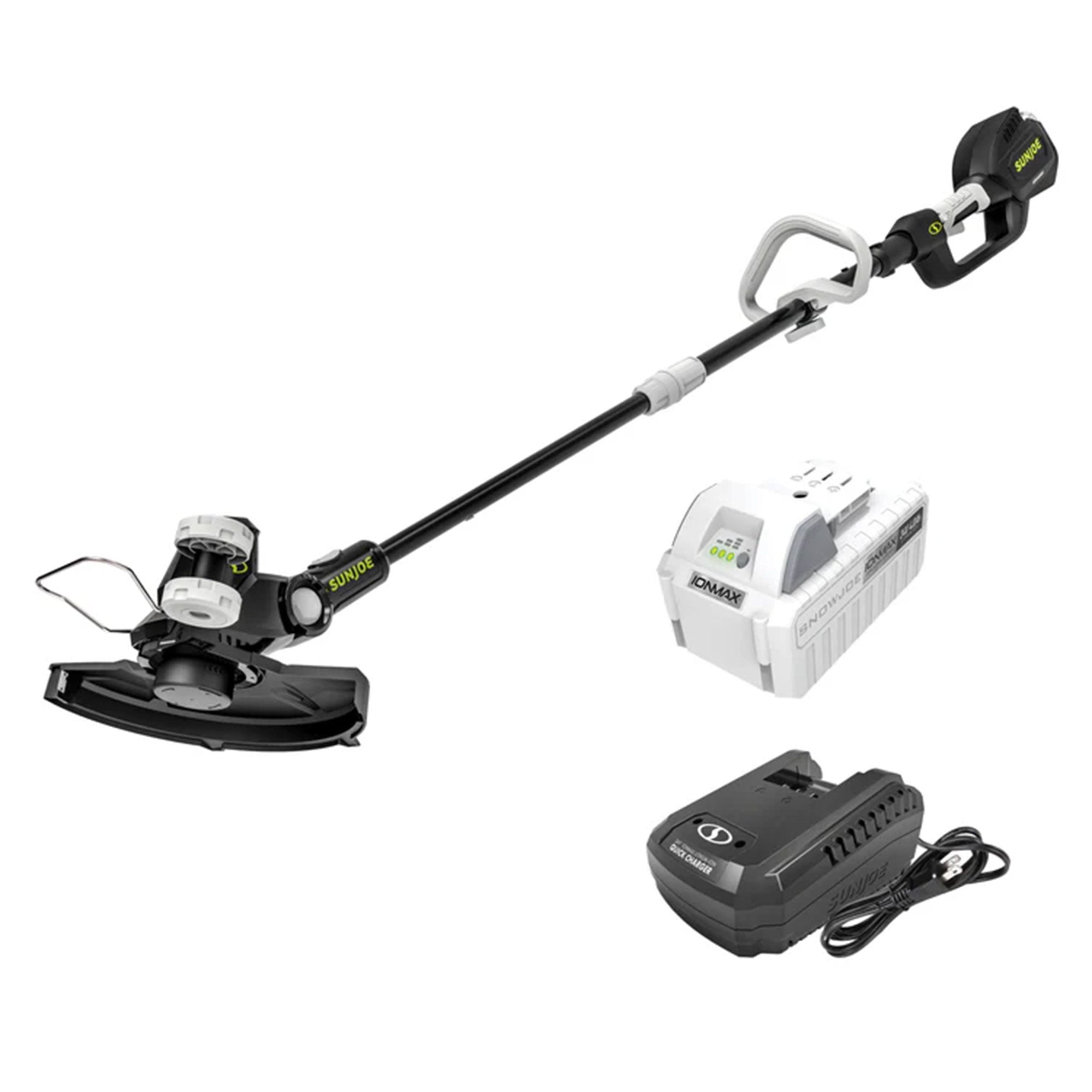Sun Joe 24V 12" Multi-Angle Head Cordless Dual Line String Trimmer Kit, 24V-ST14