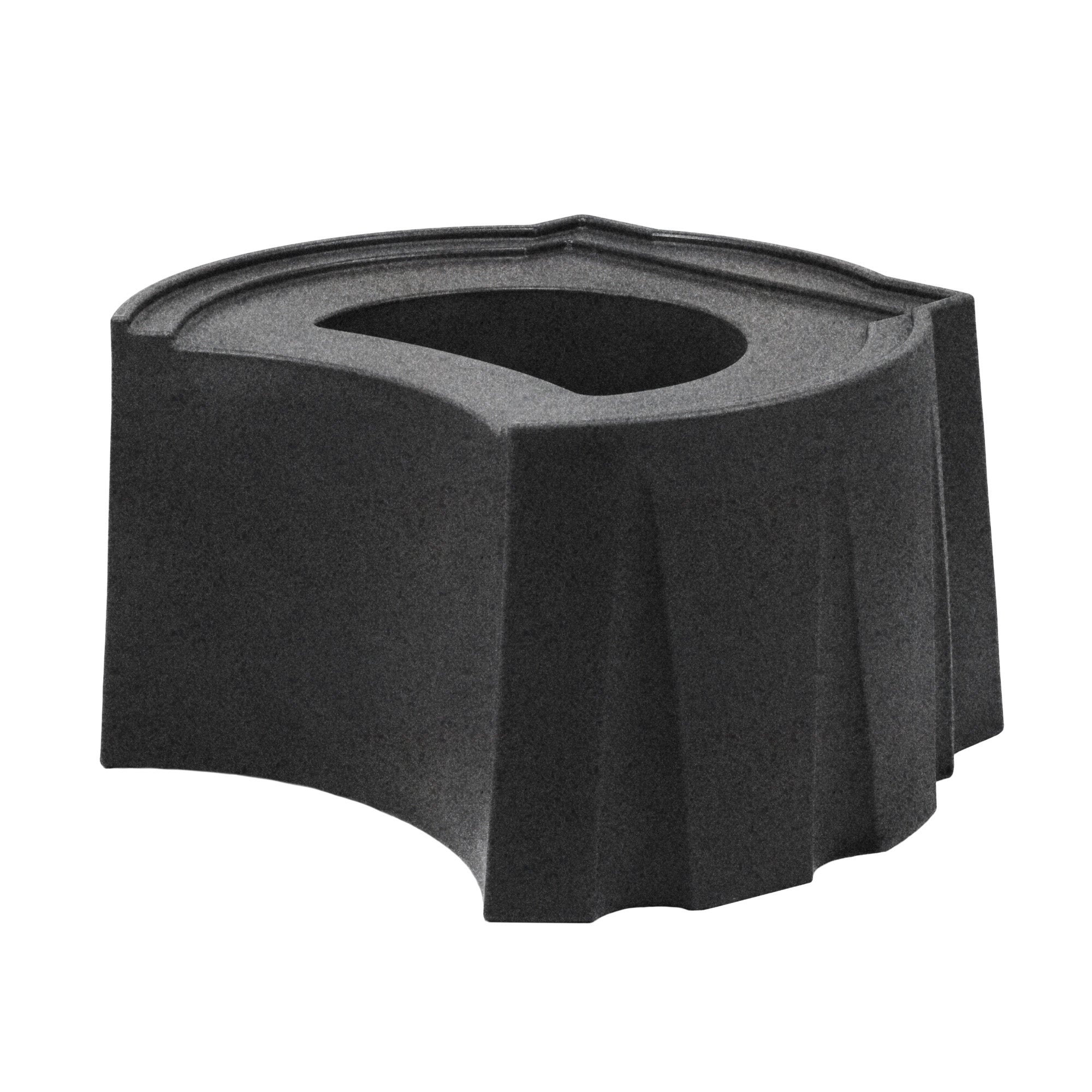 Good Ideas Rain Wizard Rain Barrel Stand, Adds Room for Buckets, Dark Granite