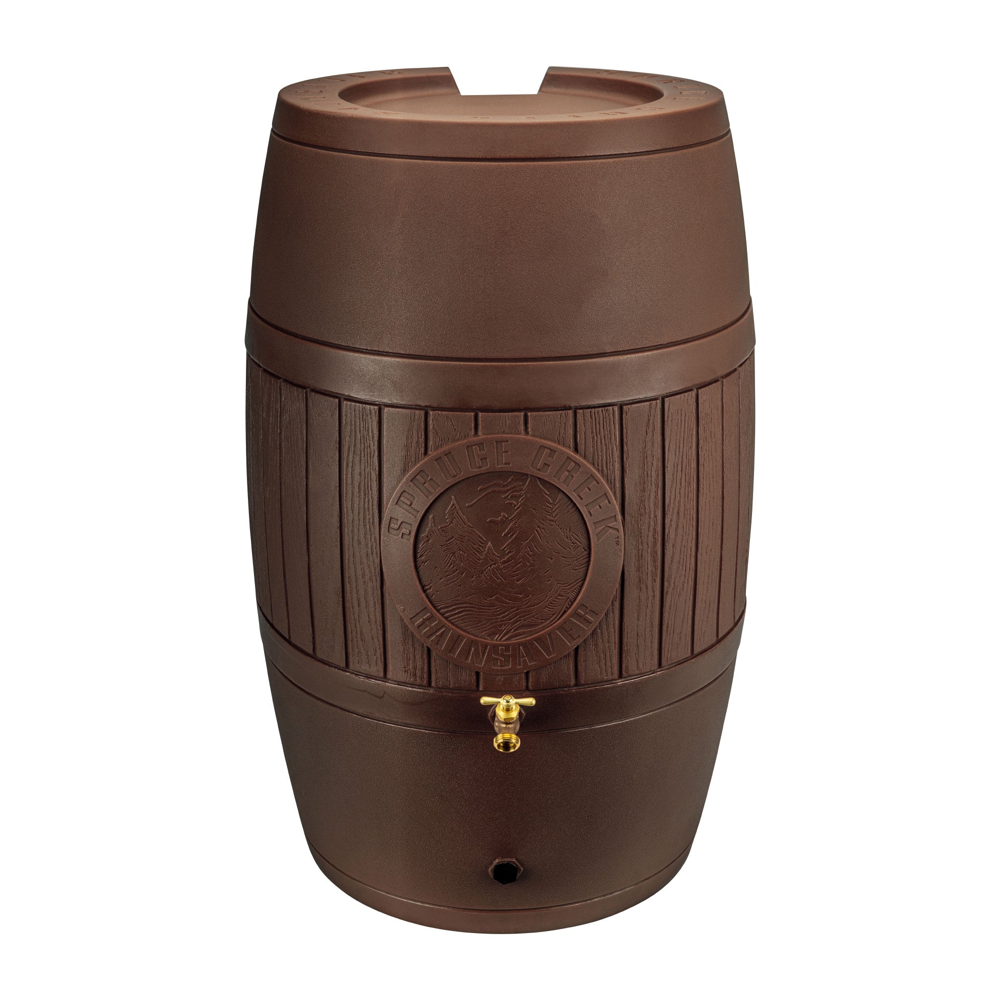 Good Ideas Bushman Spruce Creek 54 Gal Rain Saver Barrel with Spigot (Open Box)