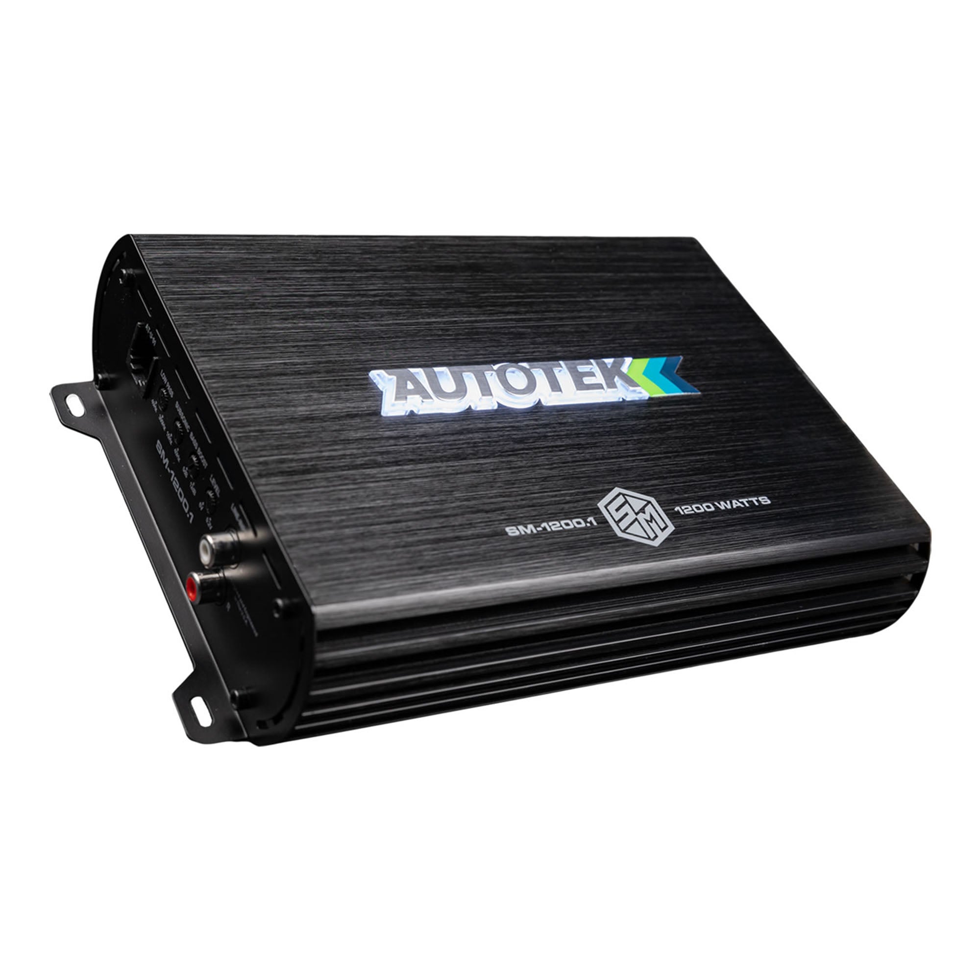 Autotek 1200 Watt 1 Channel Car Audio Amplifier, Street Machine SM-1200.1, Black