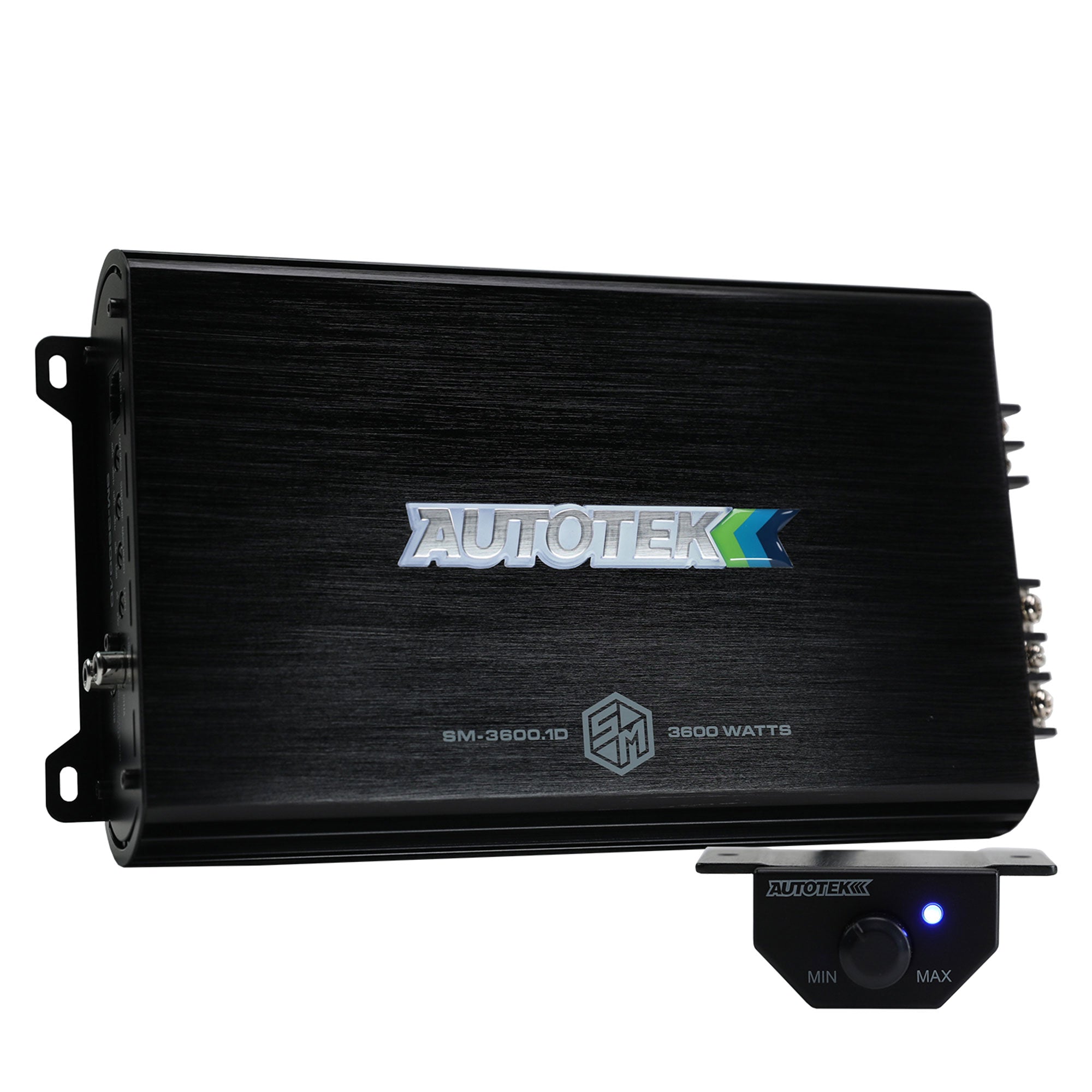 Autotek Street Machine 3600W Monoblock Car Audio Amplifier, Bass Knob, Equalizer