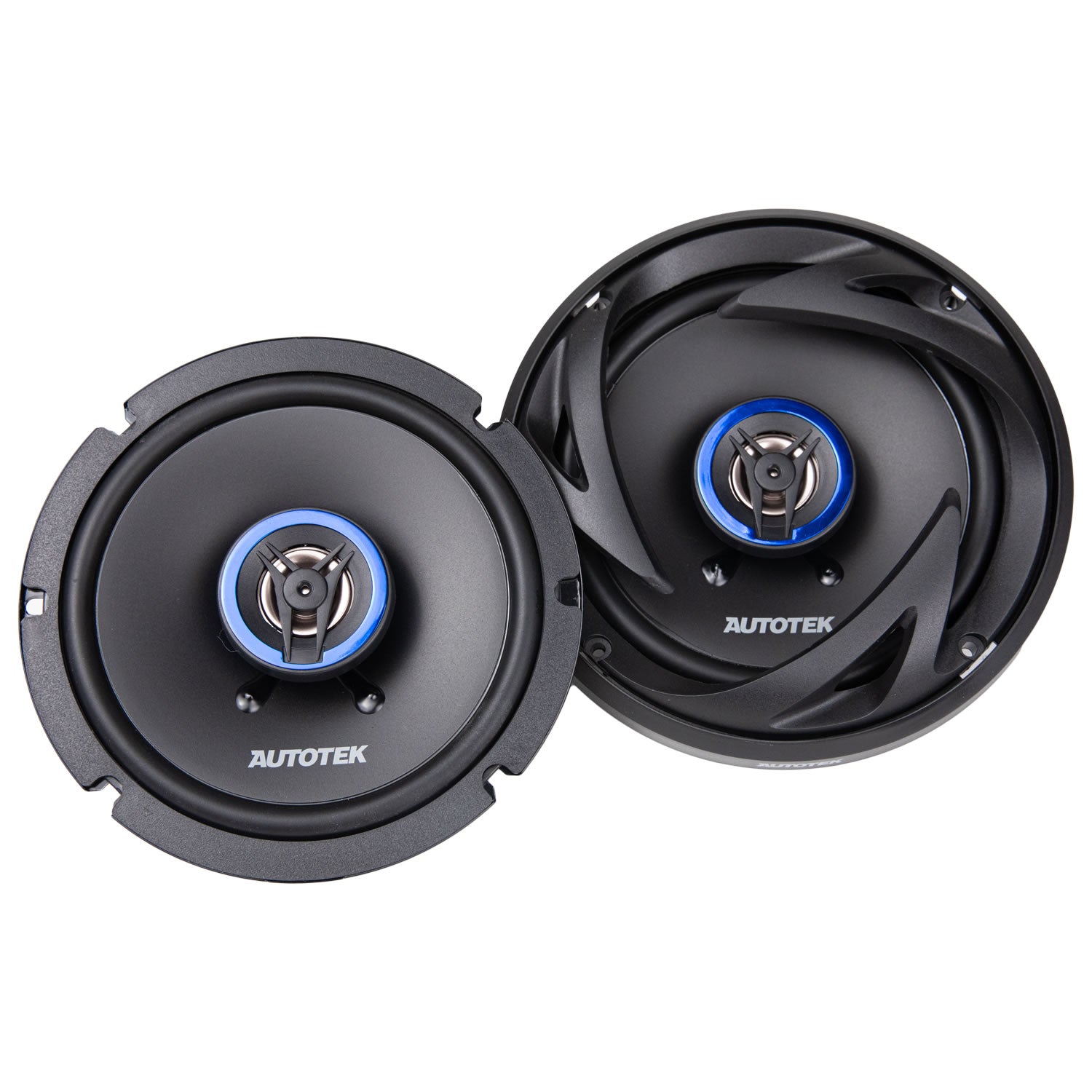 Autotek Street Machine 6.5 Inch 2-Way Shallow Car Audio Coaxial Speakers, Pair