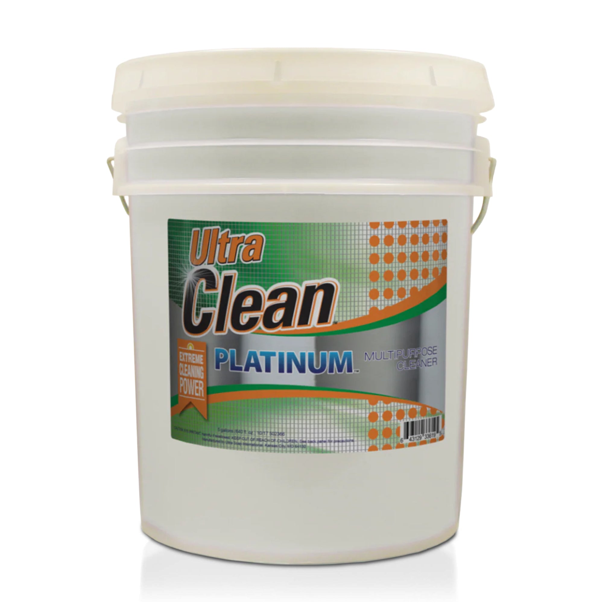 Ultra Clean Platinum Multipurpose Cleaner, Non-Abrasive, Citrus Scent, 5 Gallons