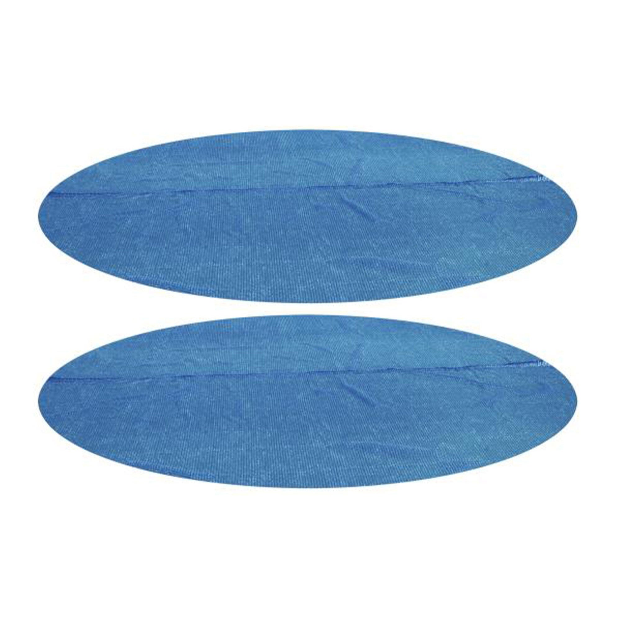 Bestway Flowclear 14 Feet Round Above Ground Pool Solar Pool Cover Only, 2 Pack