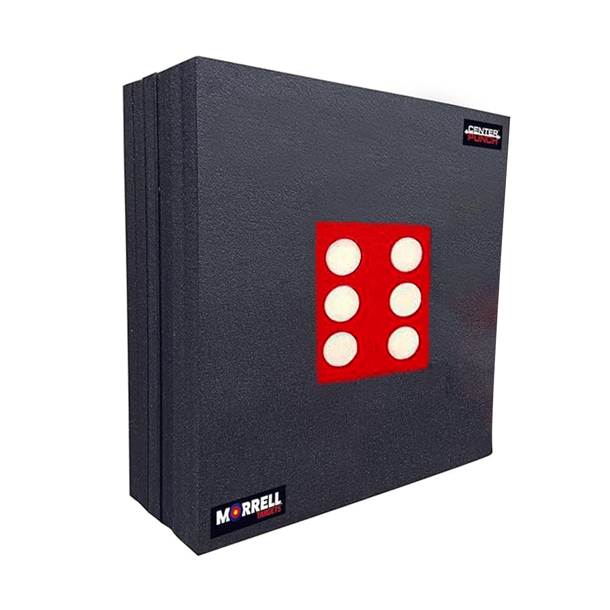 Morrell Targets Center Punch 35″ Foam Frame with High Roller Insert, Black/Red
