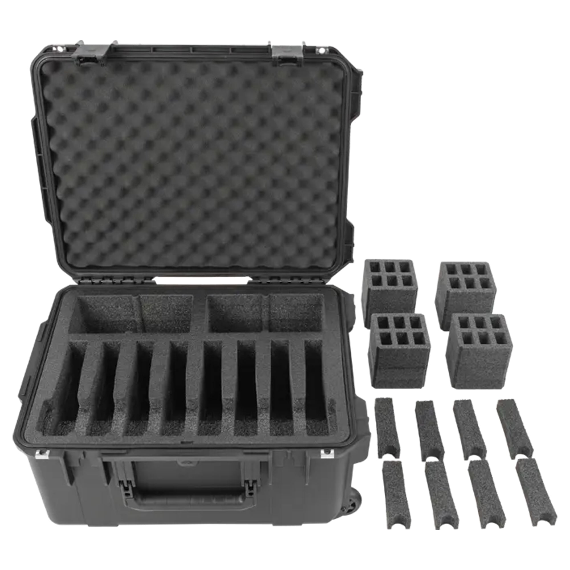 SKB Multi Hand Gun Case, 8 Gun Capacity, Custom Foam Interior, Waterproof, Black