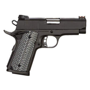 Rock Island Armory 1911 Tactical II Compact 45 ACP 3.5" 7rd G10 Grips Fiber Optic