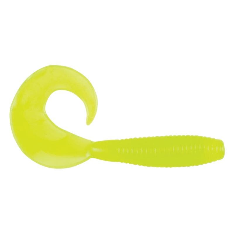 Berkley PowerBait Power Grub - 4" Milky Chartreuse
