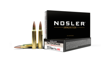 Nosler Match Grade .223 Remington 77gr Custom Competition 20Rnd Rifle Ammunition