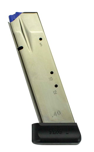 CZ-USA 11161 CZ 75 SP-01/Shadow 2  9mm Luger 19Rnd Nickel Magazine