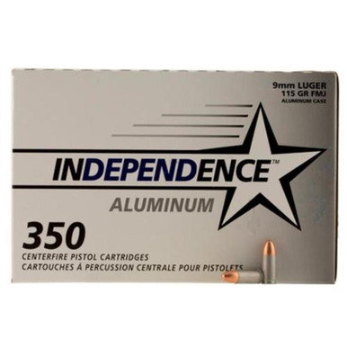 Federal IAL9115350 Independence 9mm 115GR FMJ 350 Rounds