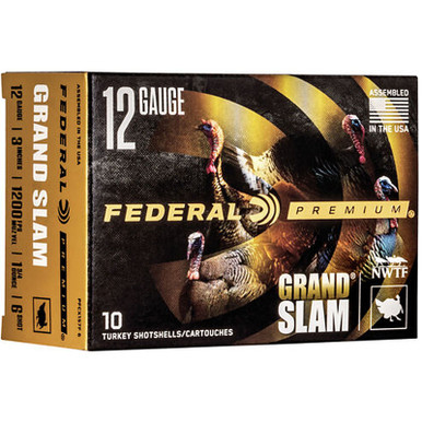 Federal PFCX157F6 Premium Grand Slam 12 Gauge 3" 1- 3/4 oz 6 Shot 10 Rounds